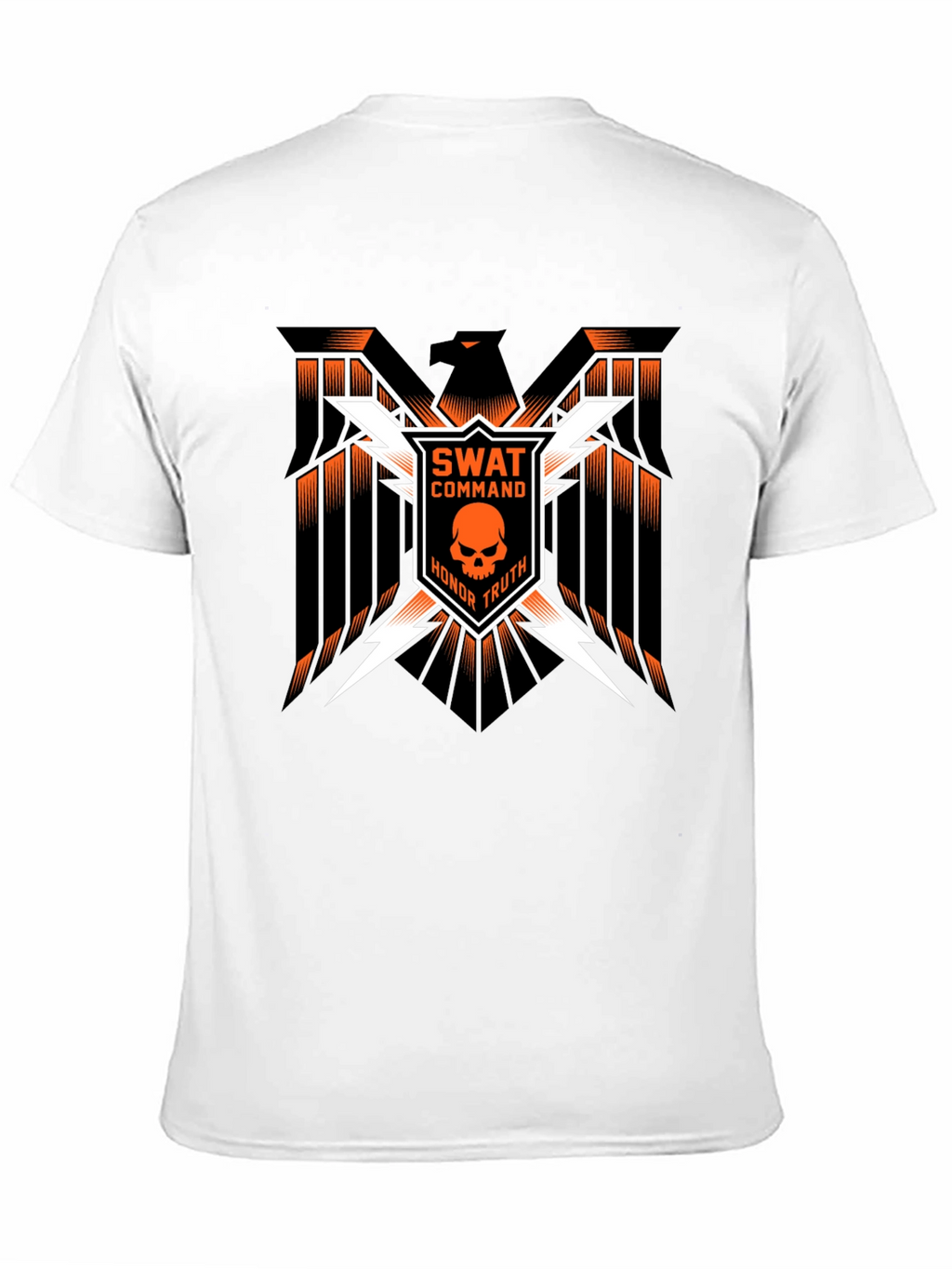 SWAT Command Skull Graphic Tee