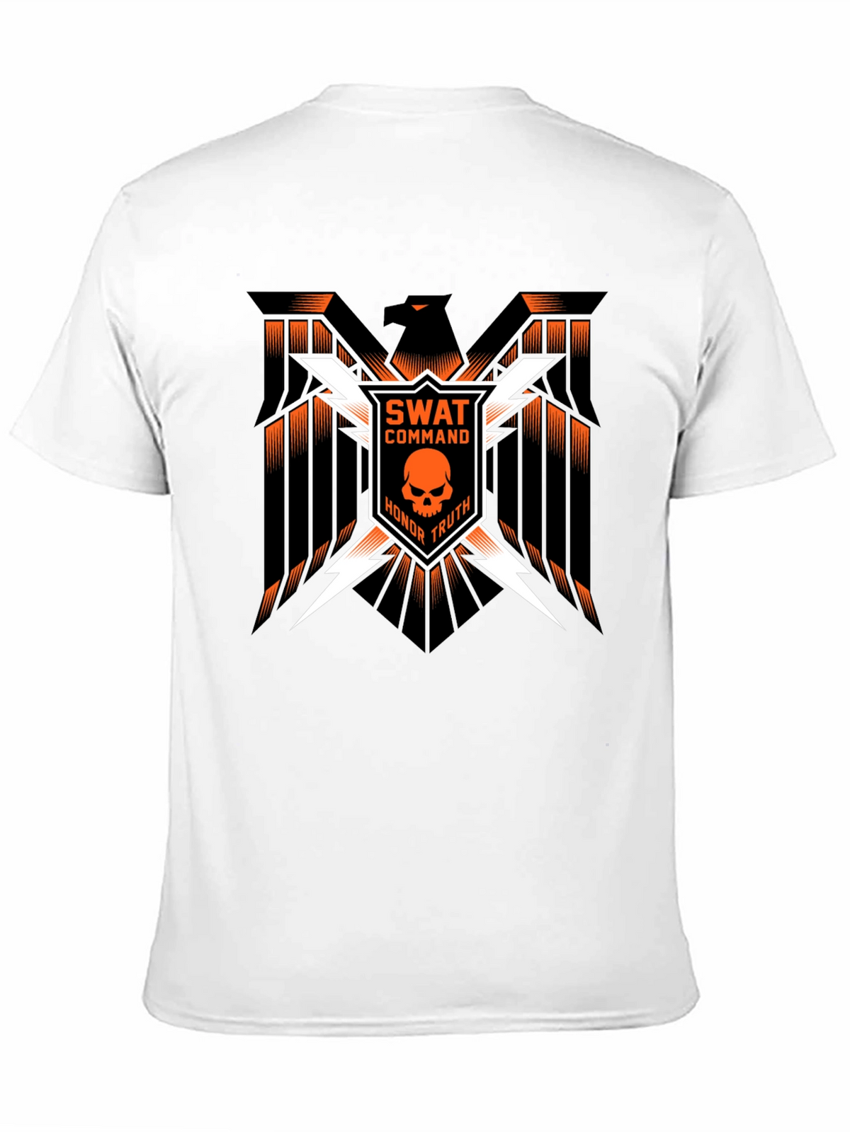 SWAT Command Skull Graphic Tee