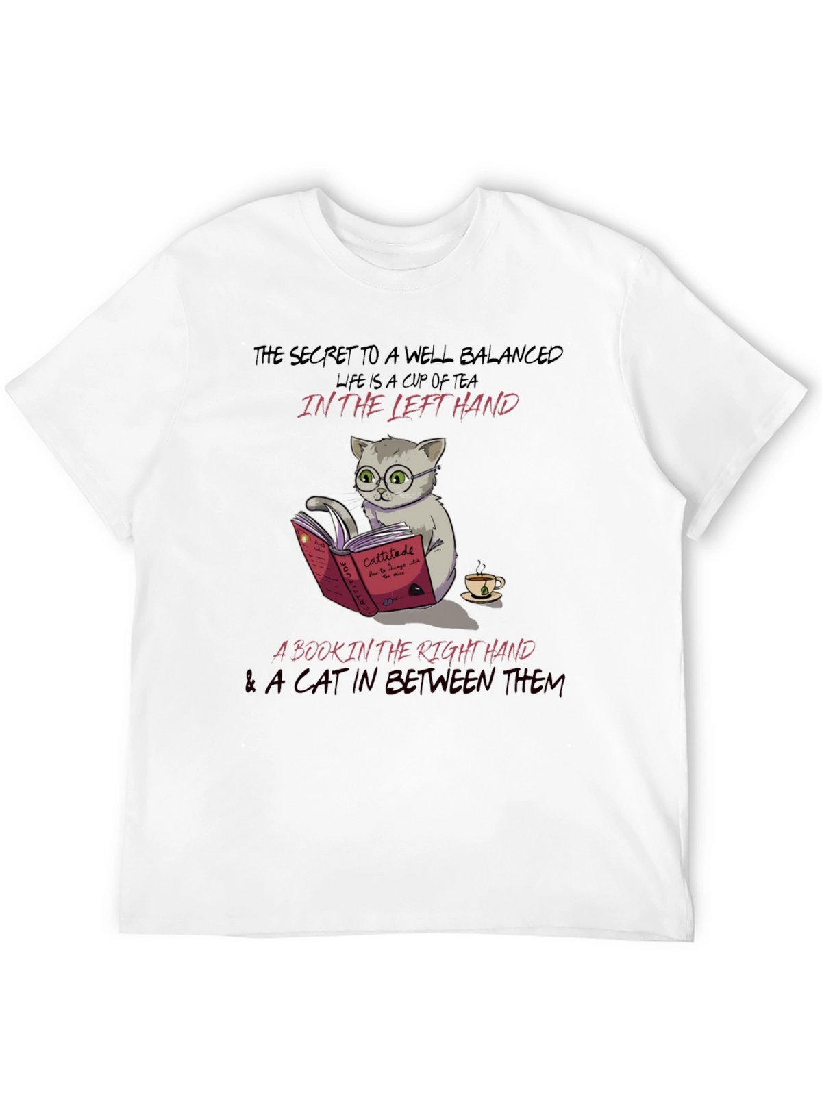 Well Balanced Cat Lover T-Shirt