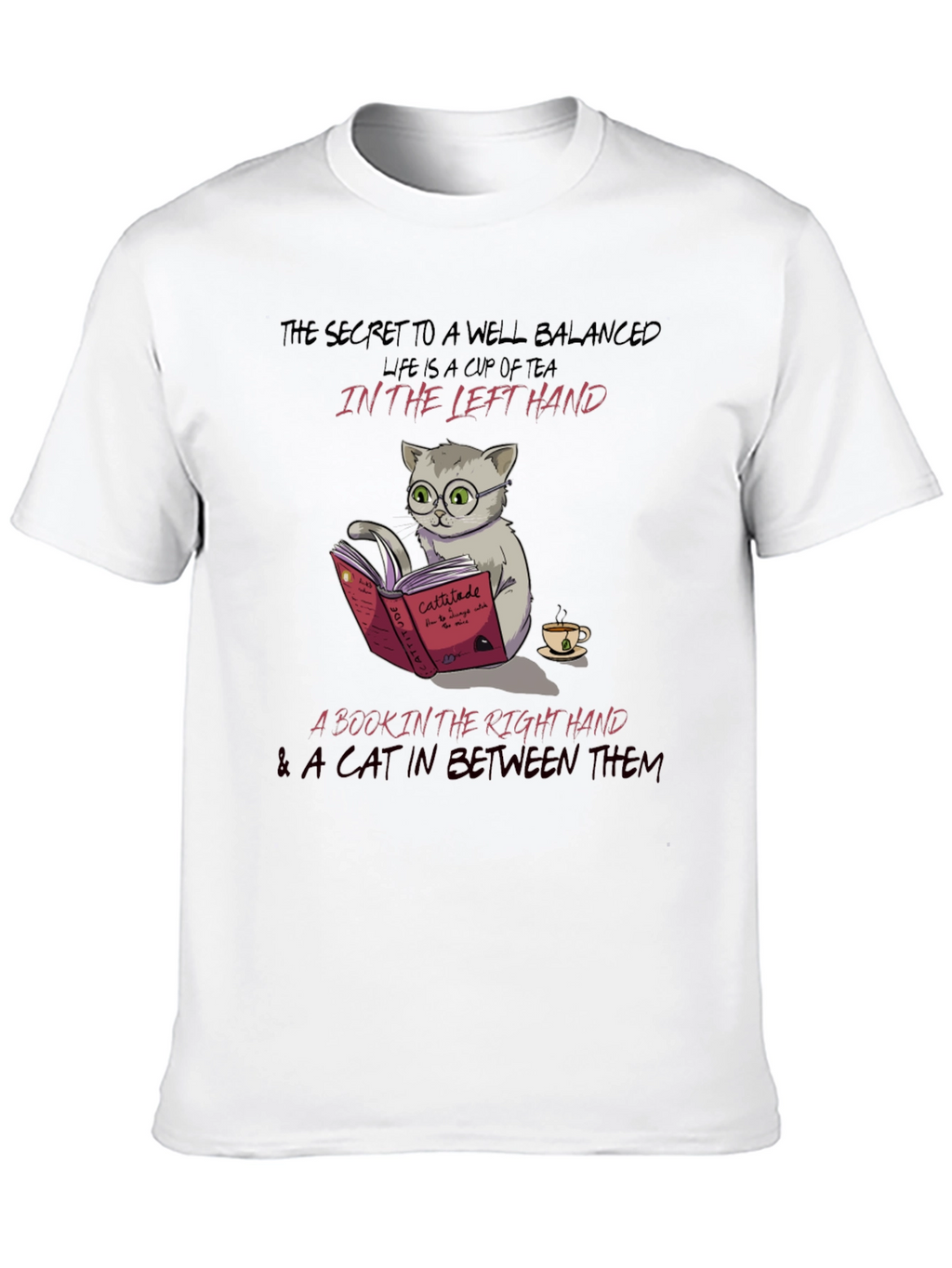 Well Balanced Cat Lover T-Shirt