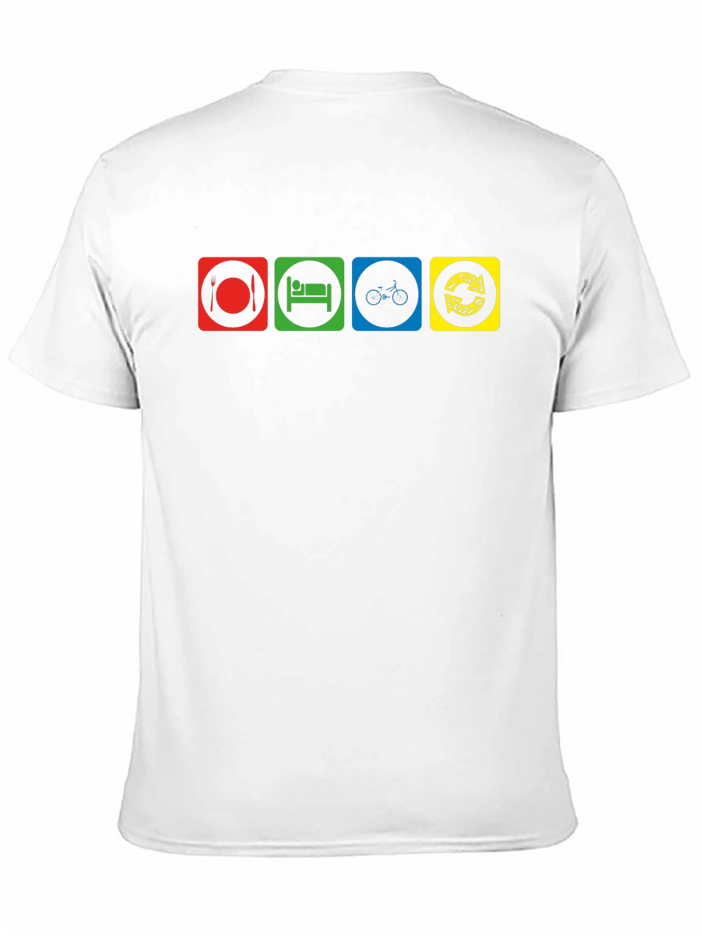 Eat Sleep Cycle Repeat Graphic T-Shirt