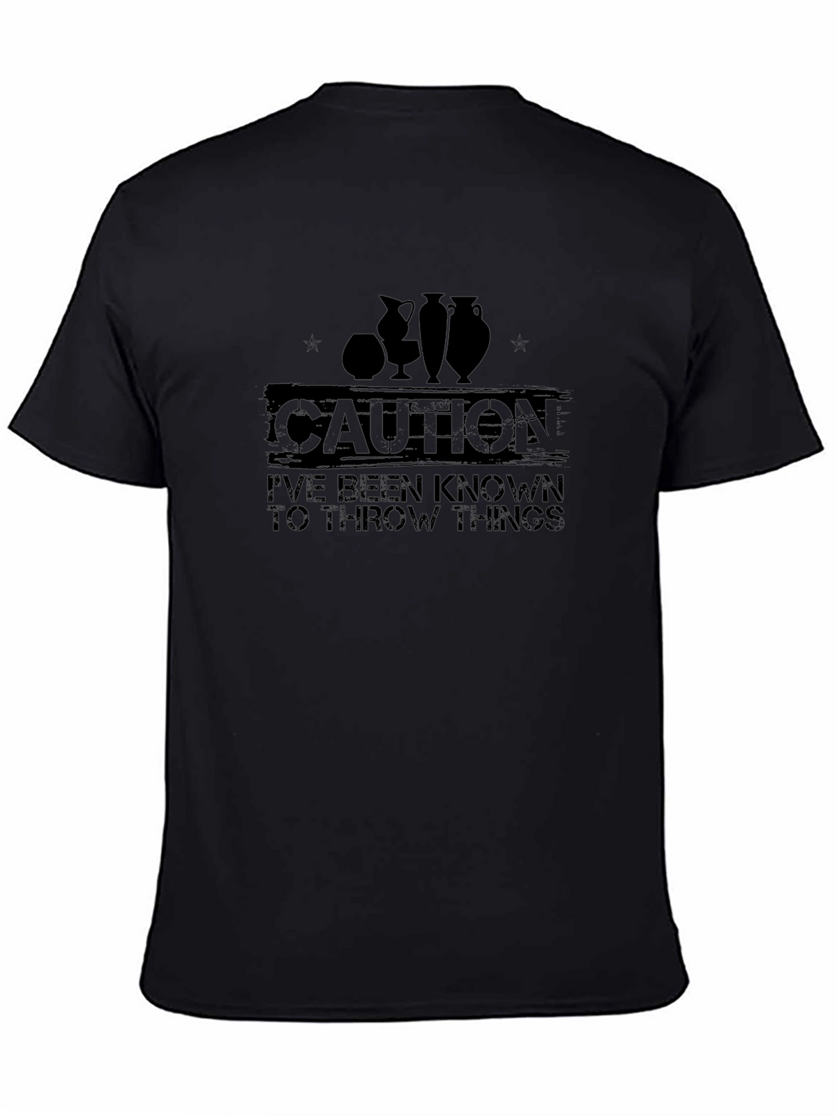 Caution: I Throw Things Pottery T-Shirt