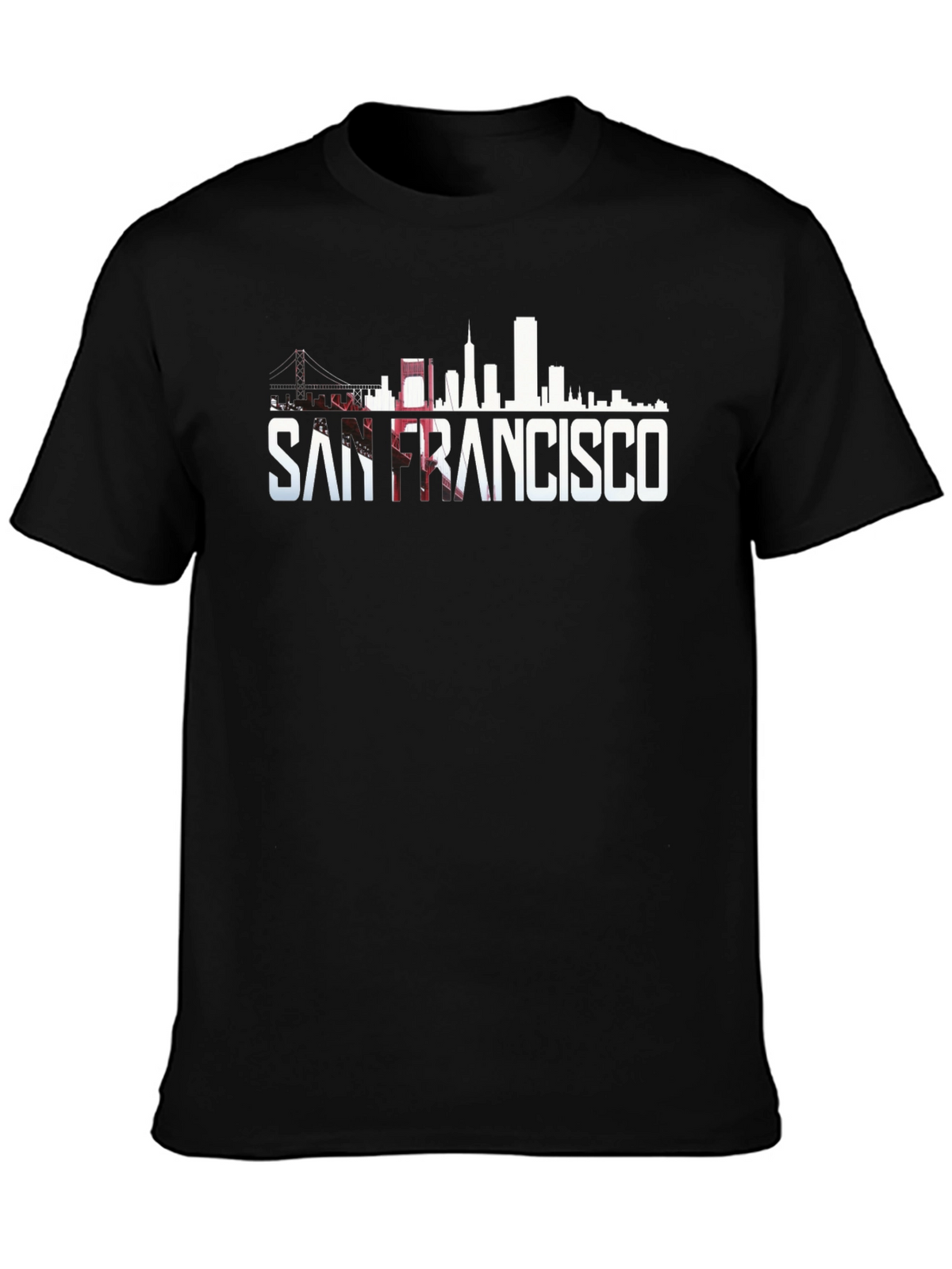 San Francisco Skyline Graphic Tee - Black