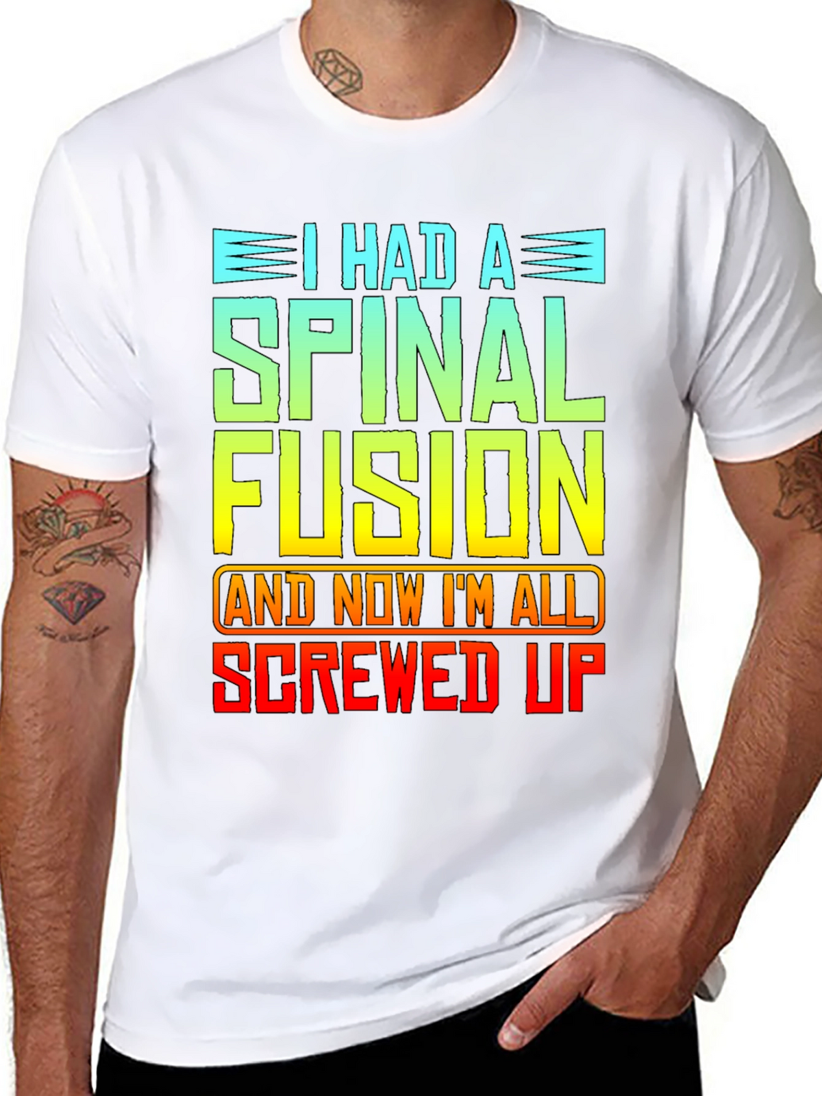 Spinal Fusion Graphic T-Shirt