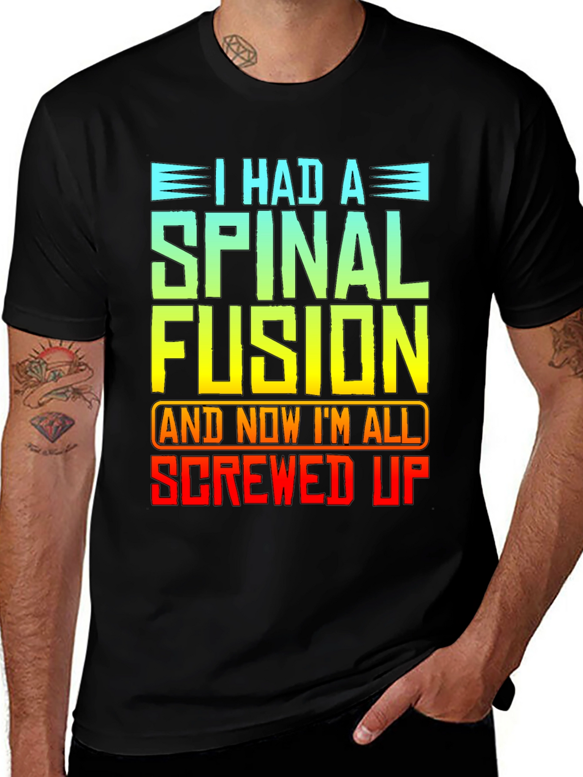 Spinal Fusion Graphic T-Shirt