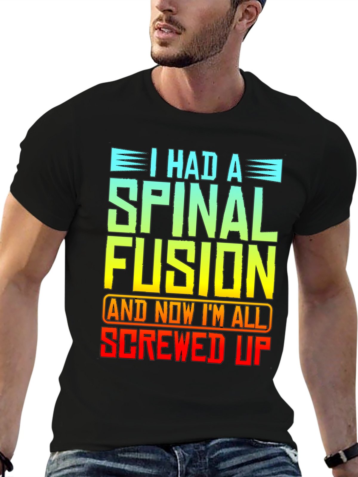 Spinal Fusion Graphic T-Shirt