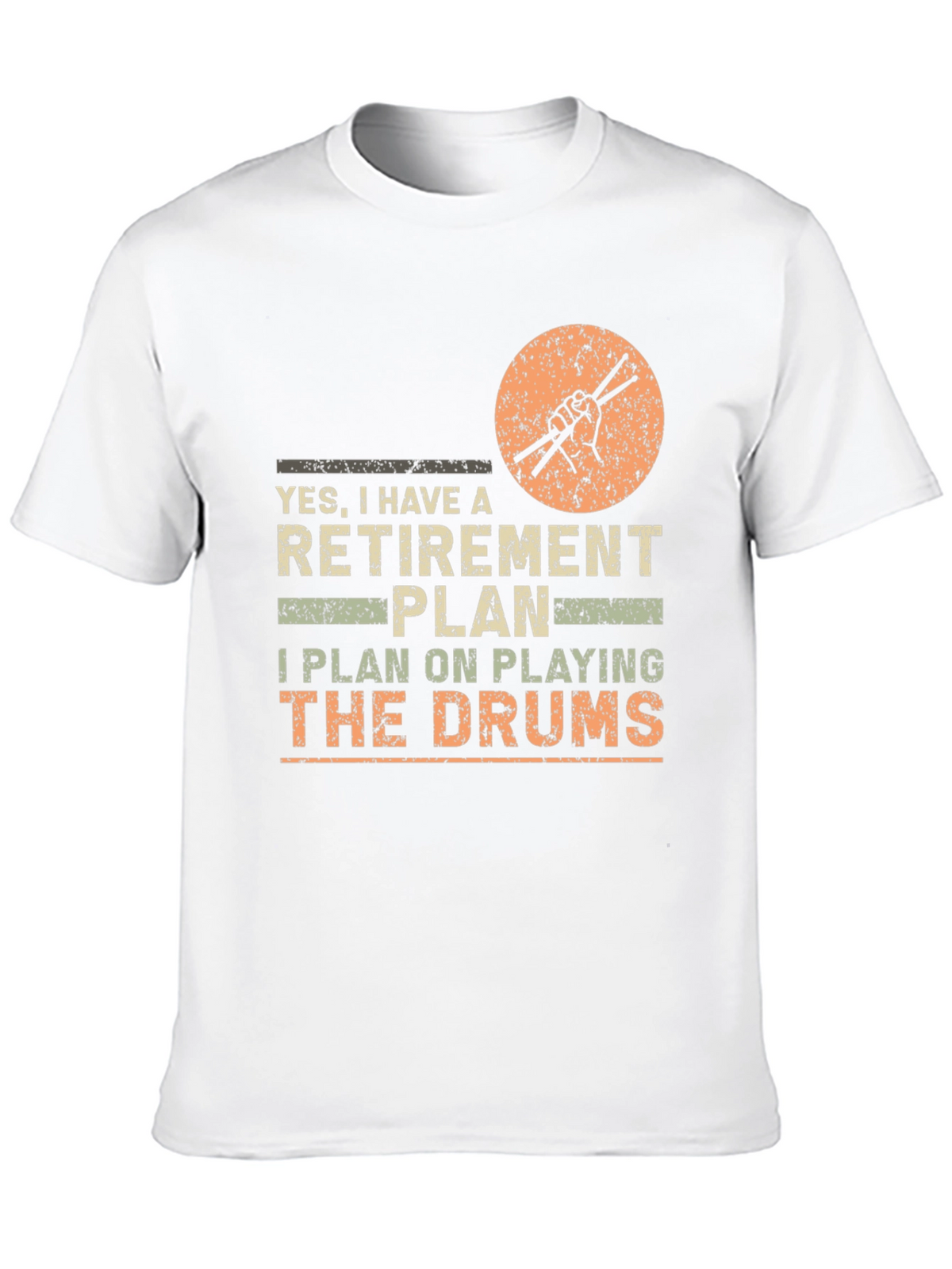 Retirement Plan Drummer T-Shirt