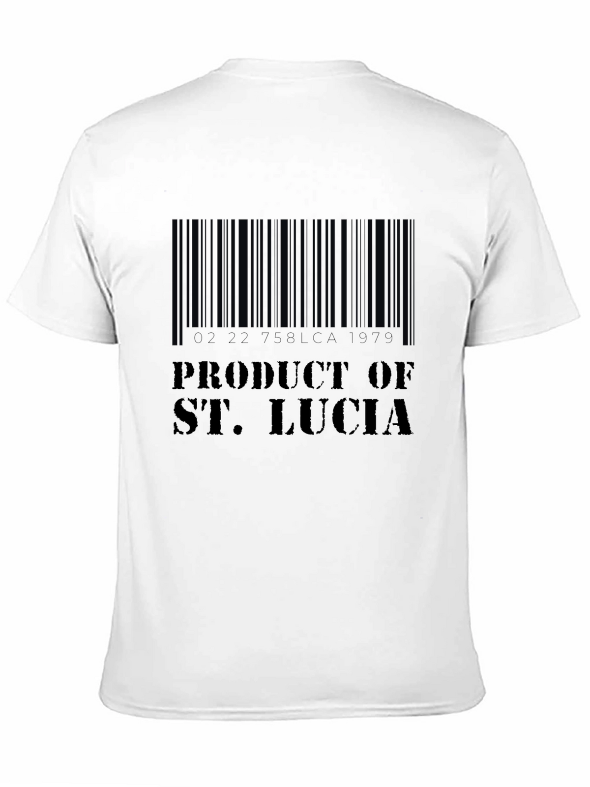 Product of St. Lucia Barcode T-Shirt