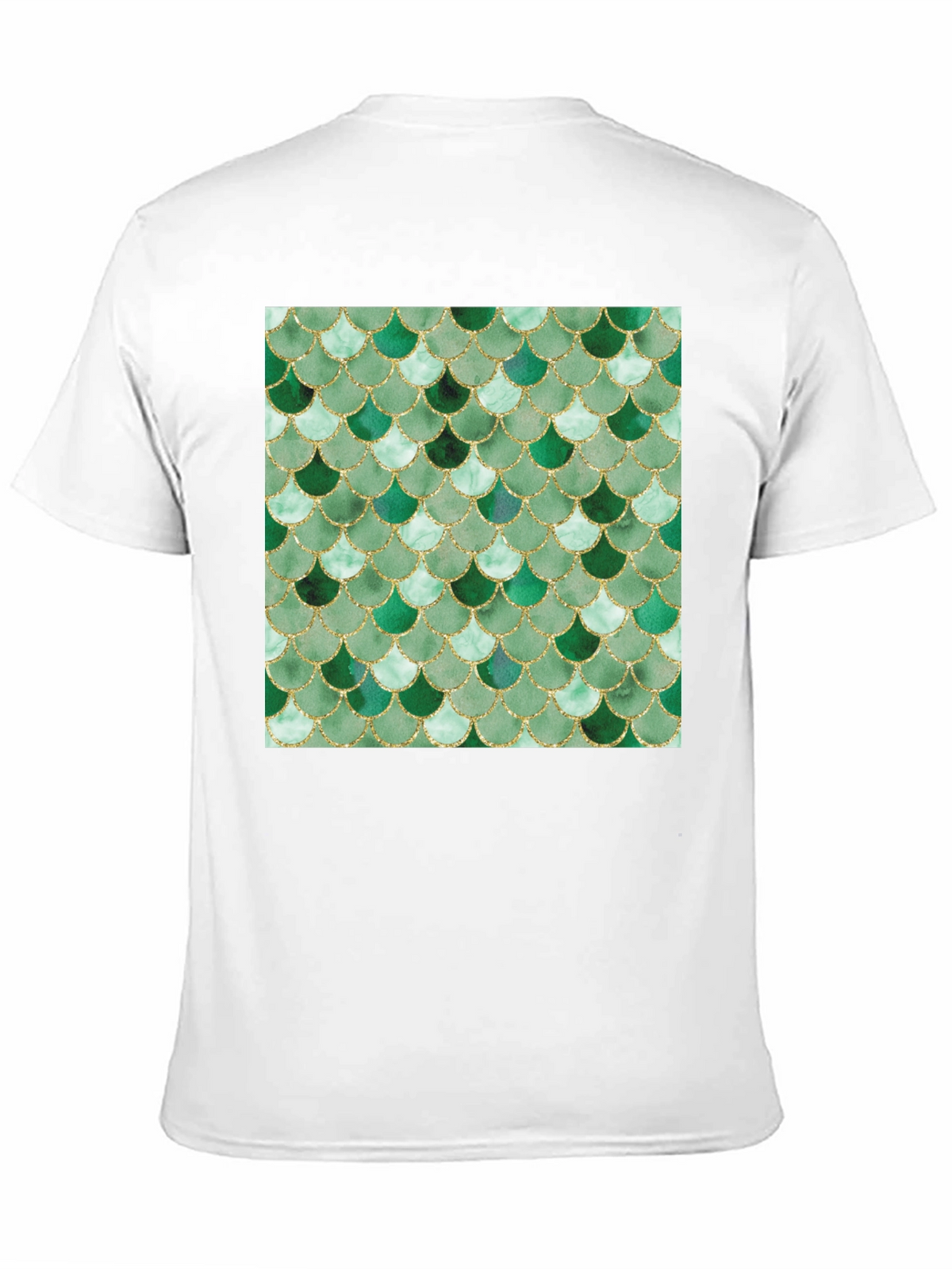 Green Scale Print Black T-Shirt - Stylish Casual Wear
