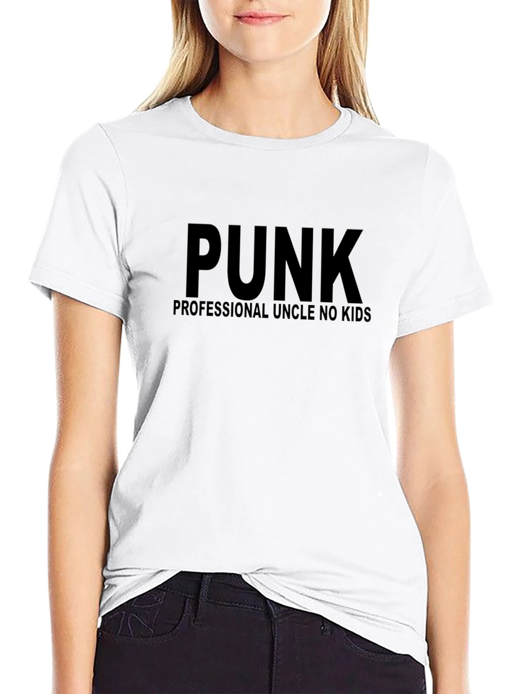 PUNK Professional Uncle No Kids Black T-Shirt