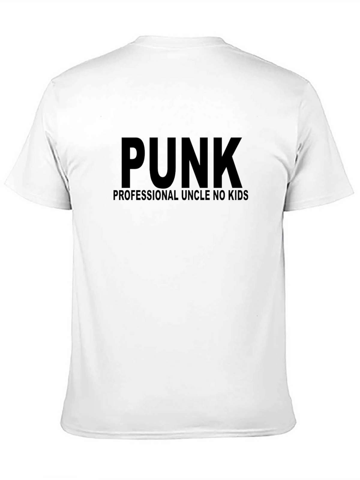 PUNK Professional Uncle No Kids Black T-Shirt