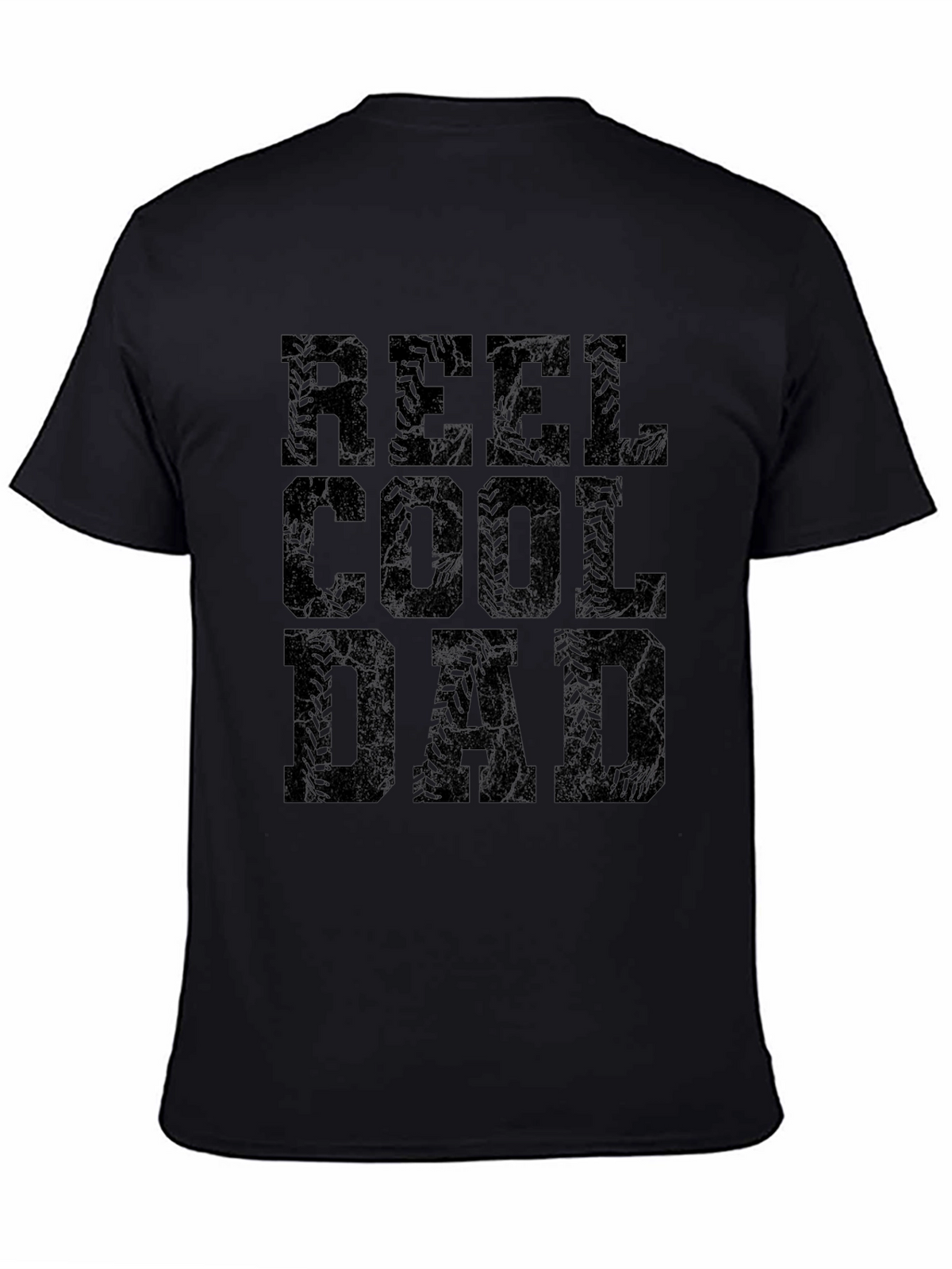 Reel Cool Dad Graphic Tee - Black