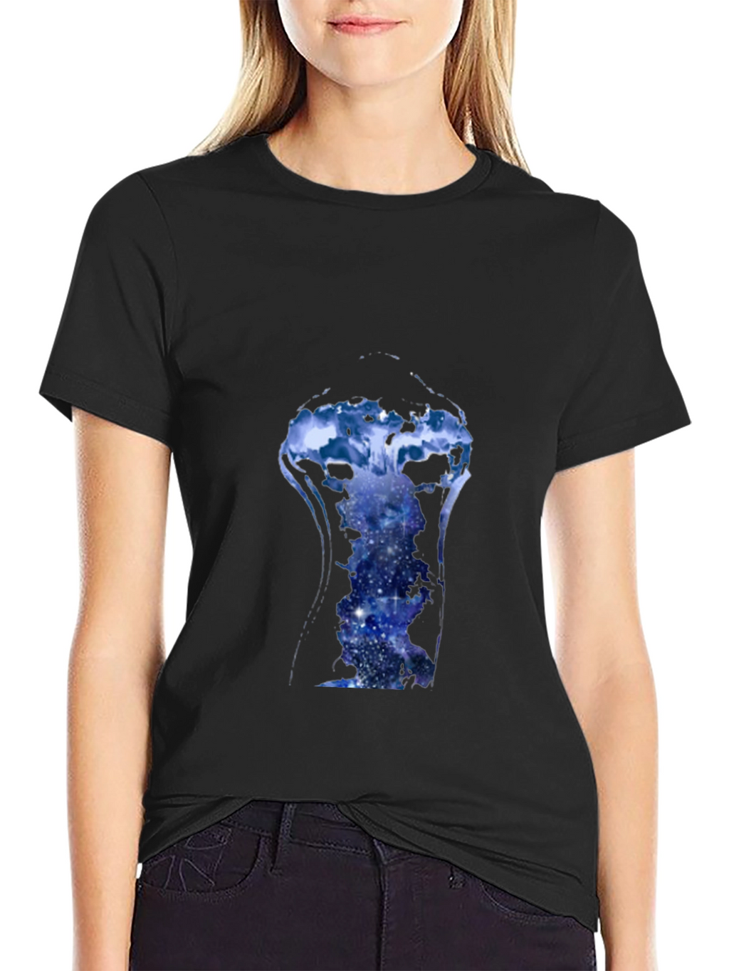 Galaxy Jellyfish Black T-Shirt
