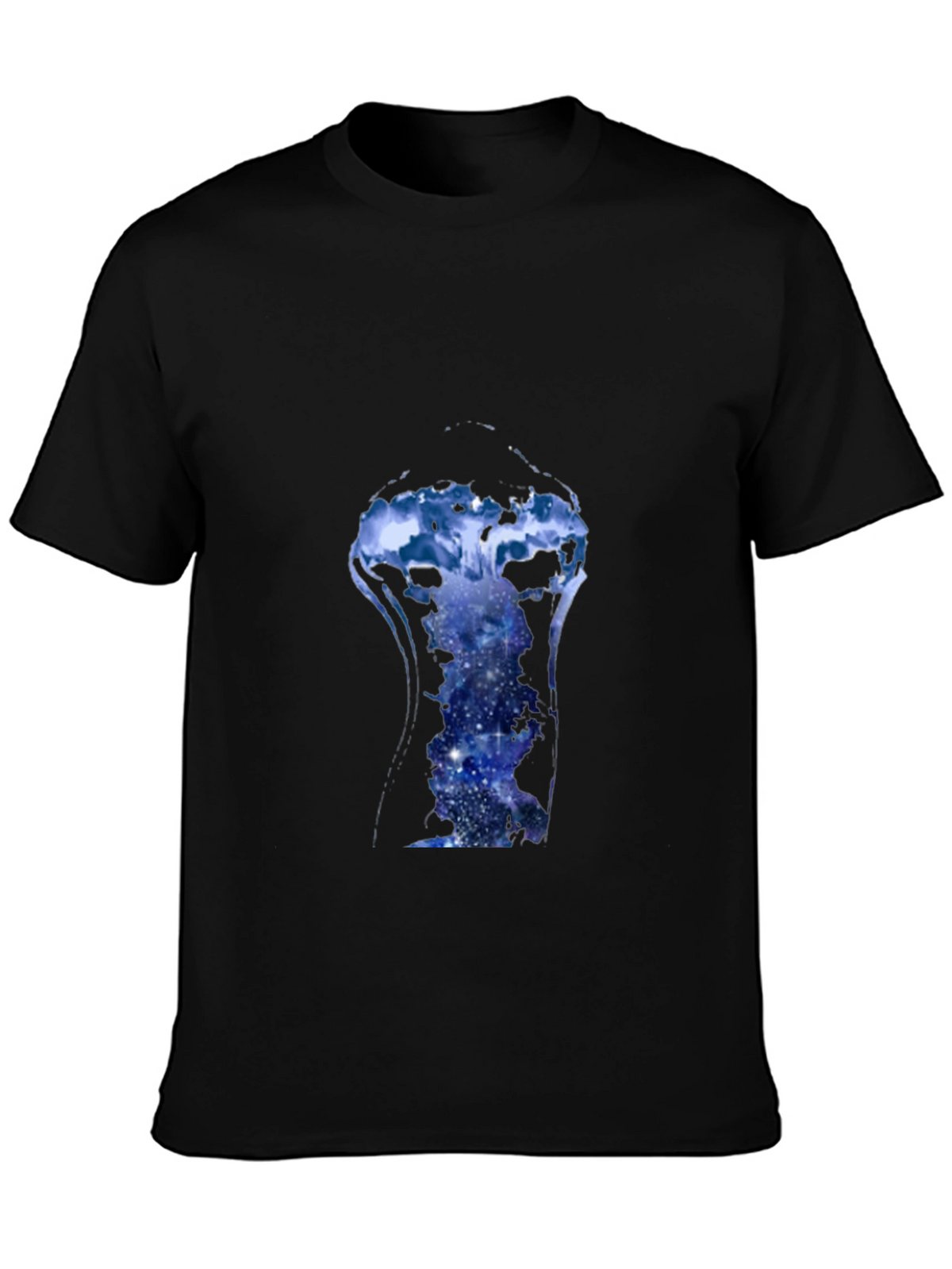 Galaxy Jellyfish Black T-Shirt