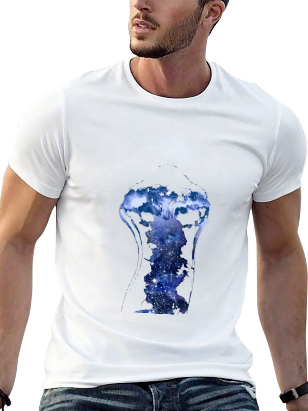 Galaxy Jellyfish Black T-Shirt