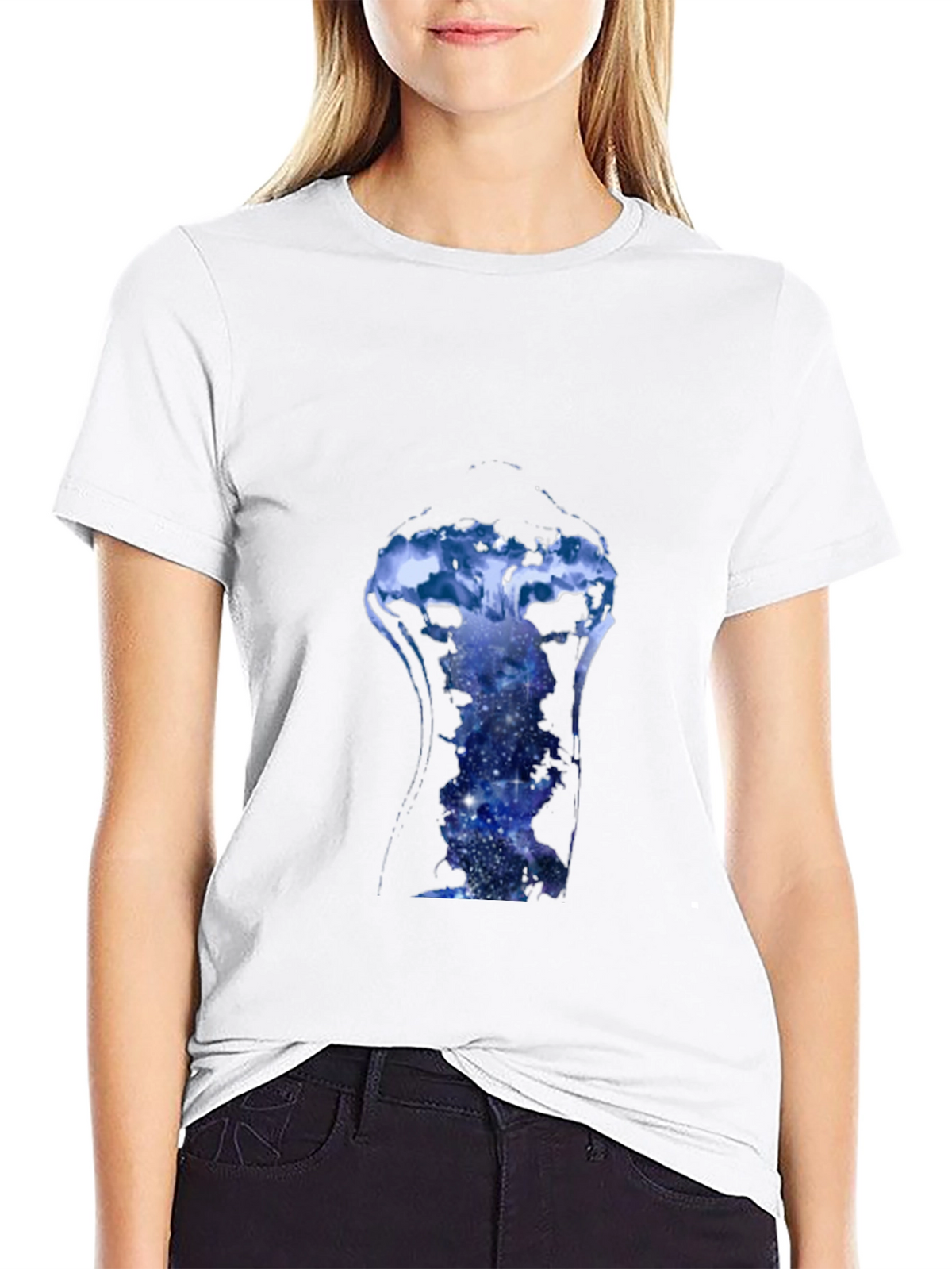Galaxy Jellyfish Black T-Shirt