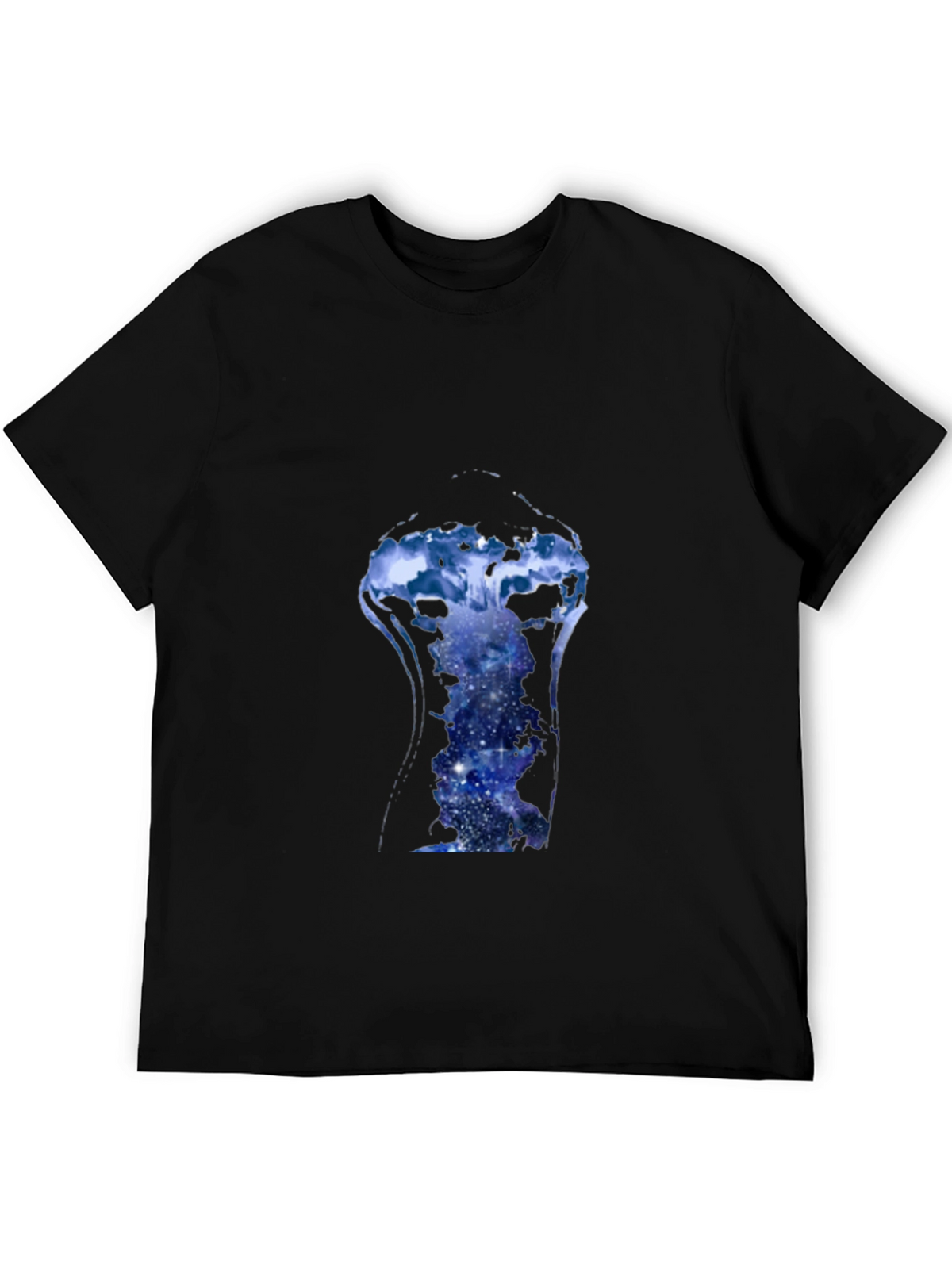 Galaxy Jellyfish Black T-Shirt