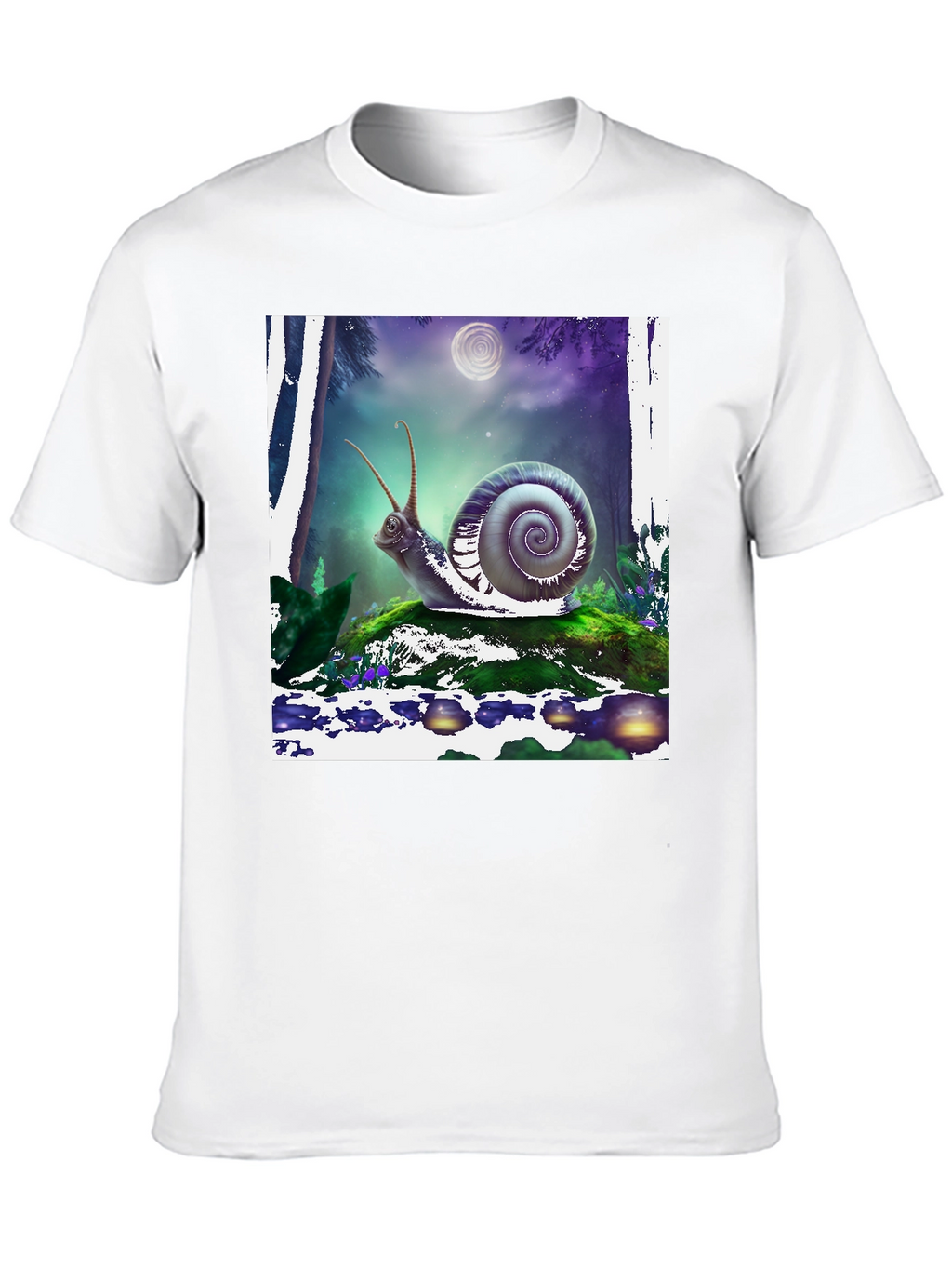 Snail Graphic Tee - Mens Black T-Shirt