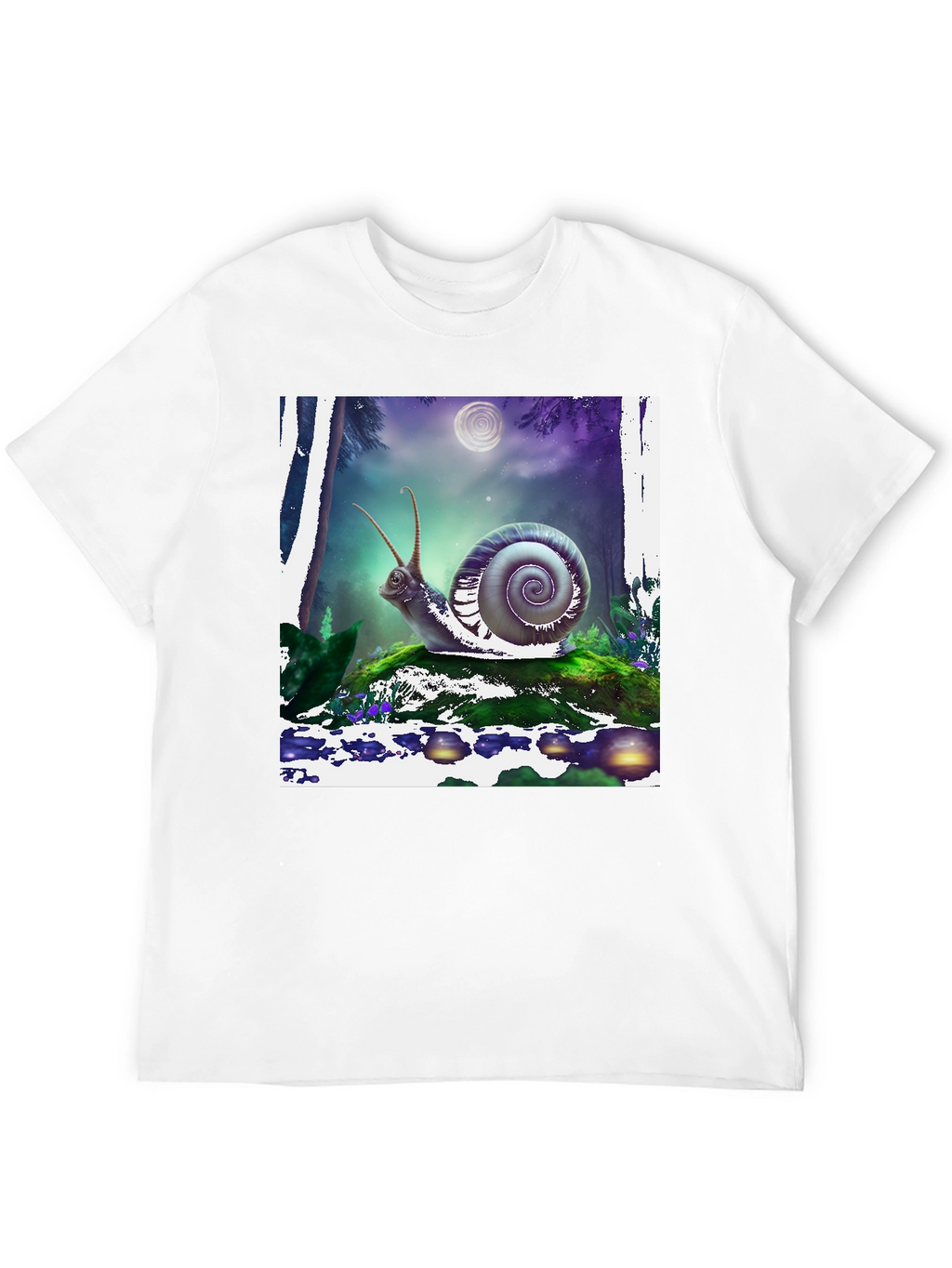 Snail Graphic Tee - Mens Black T-Shirt