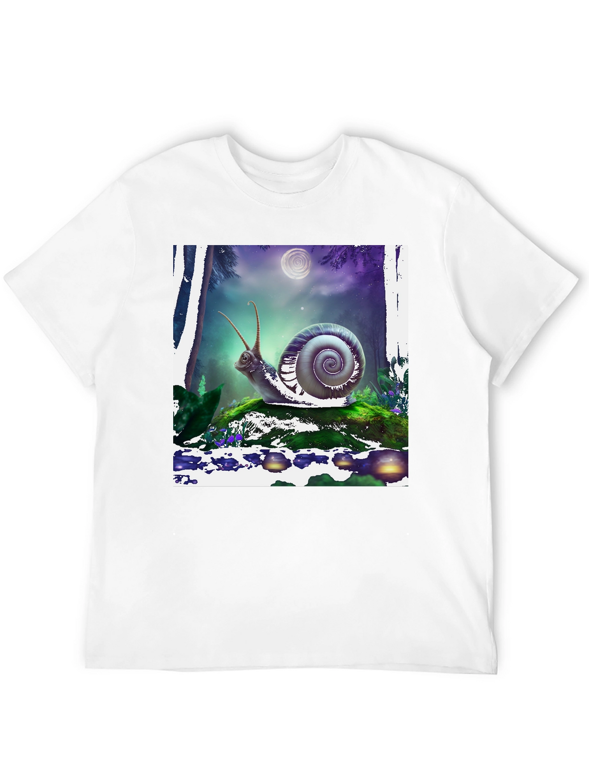 Snail Graphic Tee - Mens Black T-Shirt