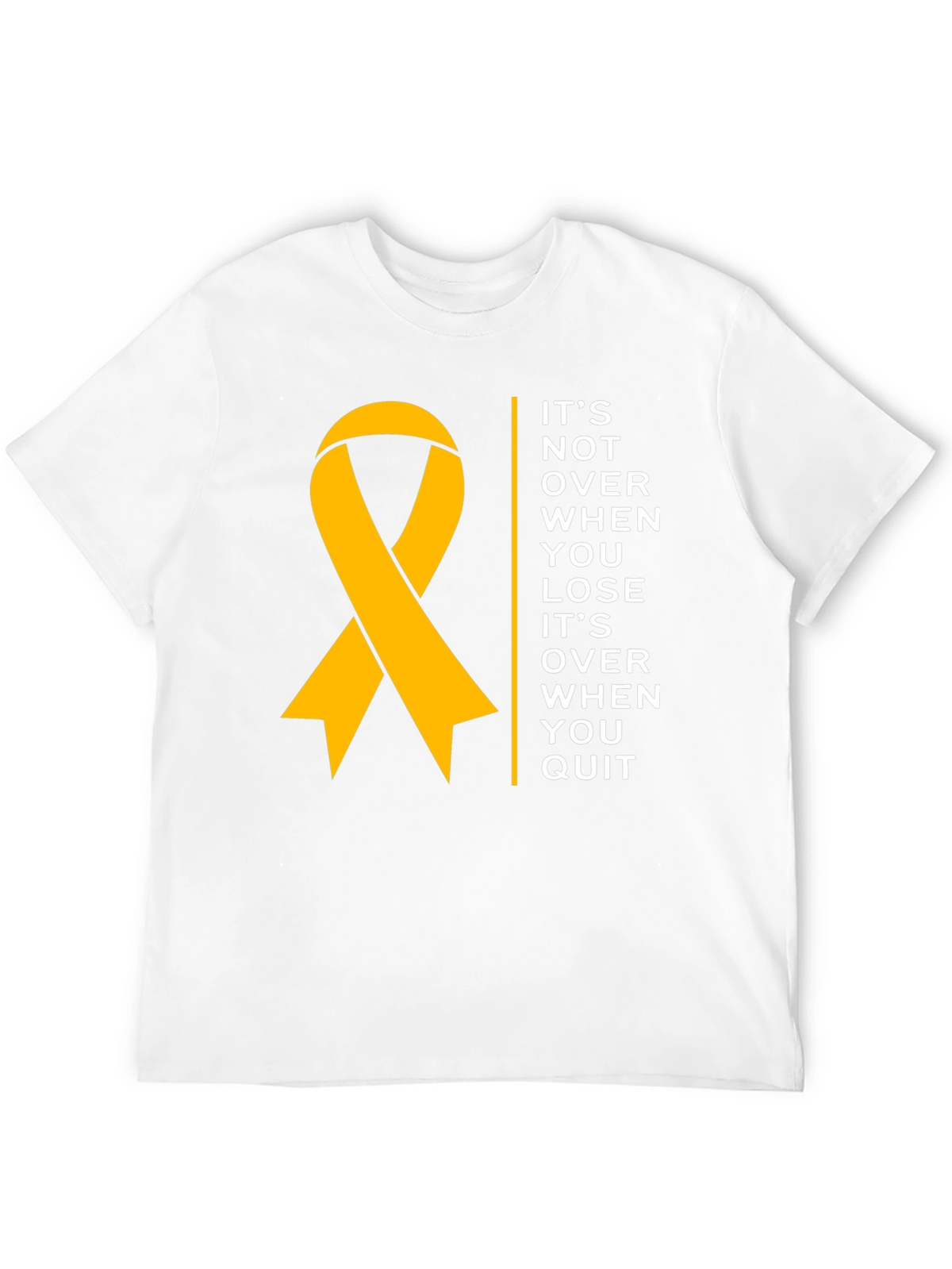 Inspirational Quote Ribbon Graphic Tee