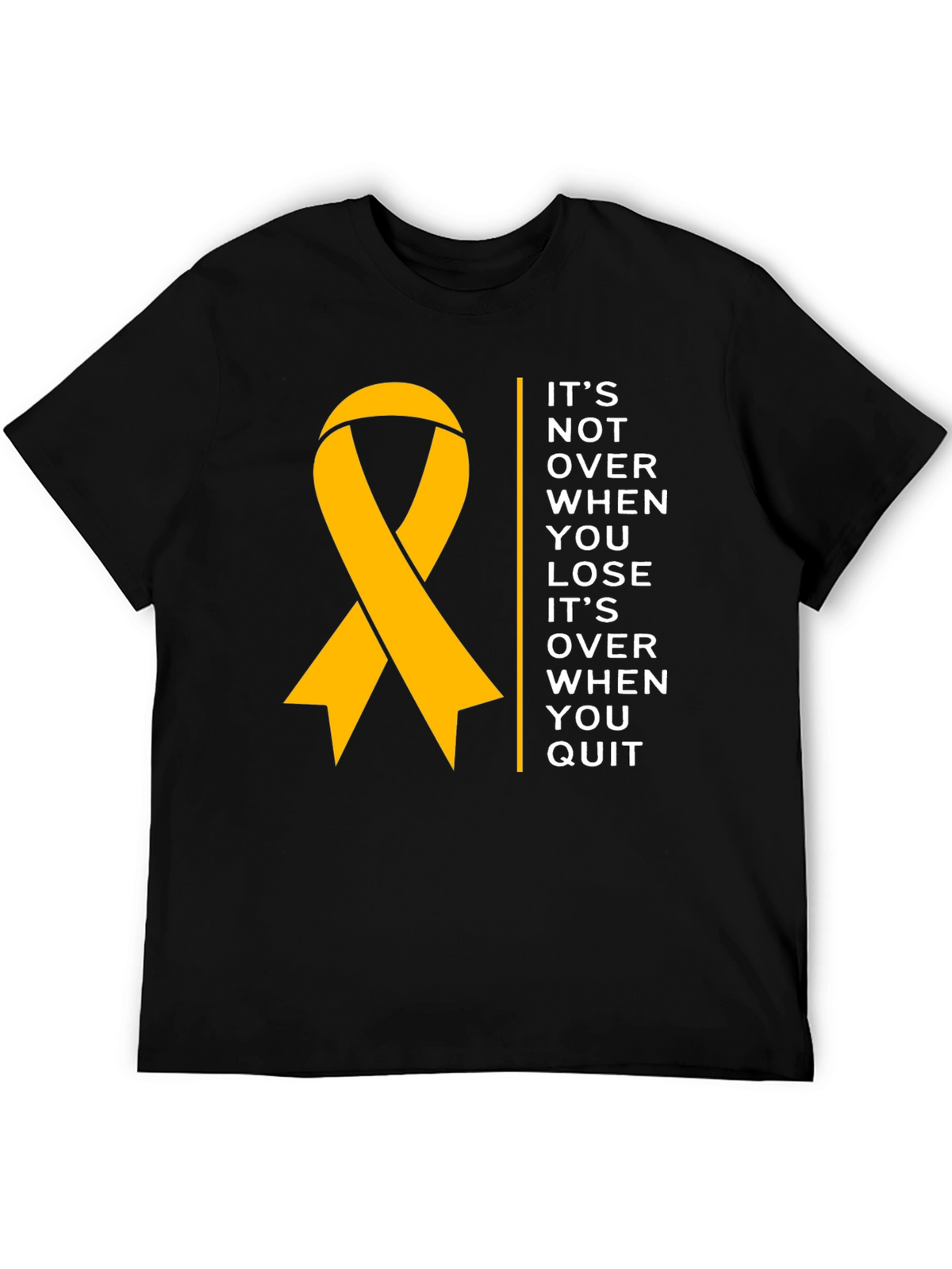 Inspirational Quote Ribbon Graphic Tee