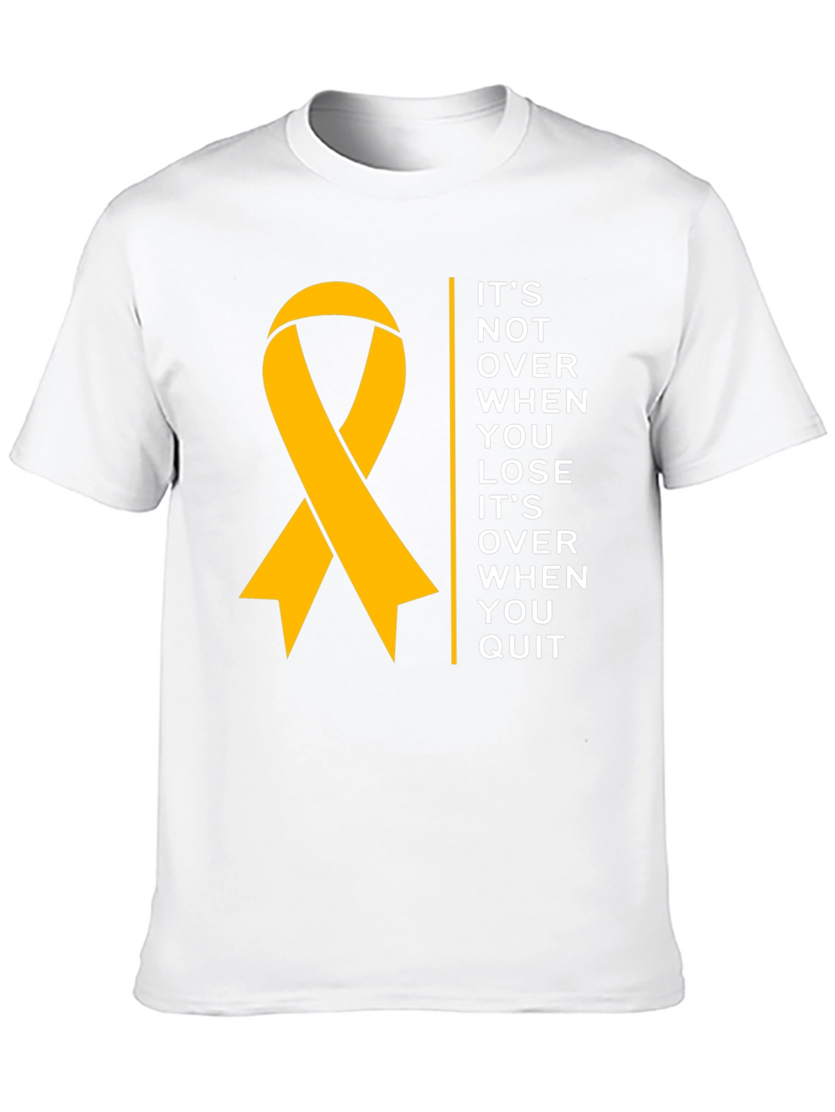 Inspirational Quote Ribbon Graphic Tee