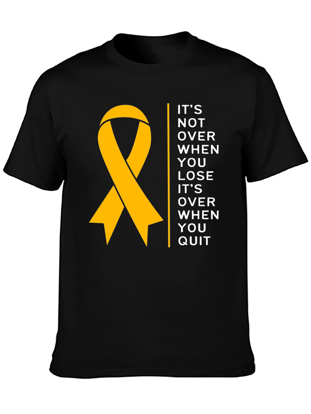 Inspirational Quote Ribbon Graphic Tee