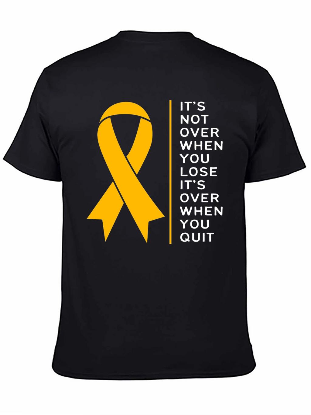 Inspirational Quote Ribbon Graphic Tee