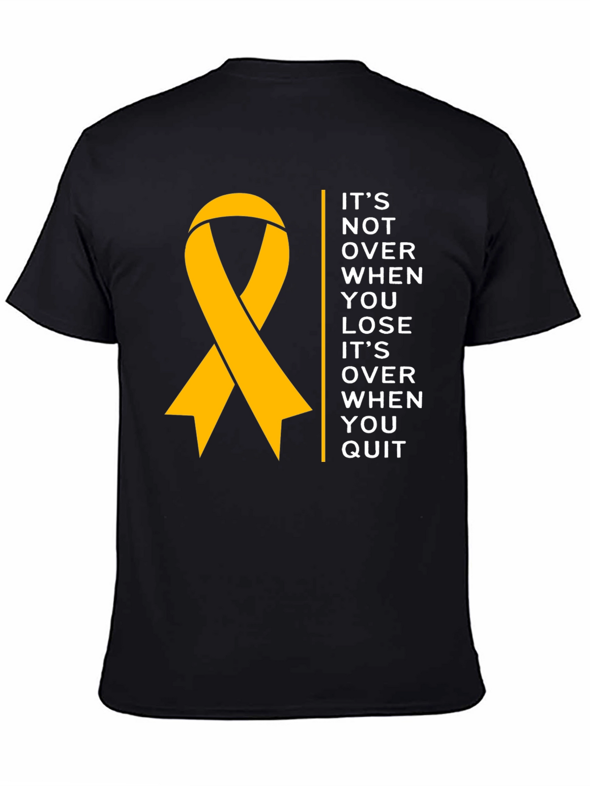 Inspirational Quote Ribbon Graphic Tee