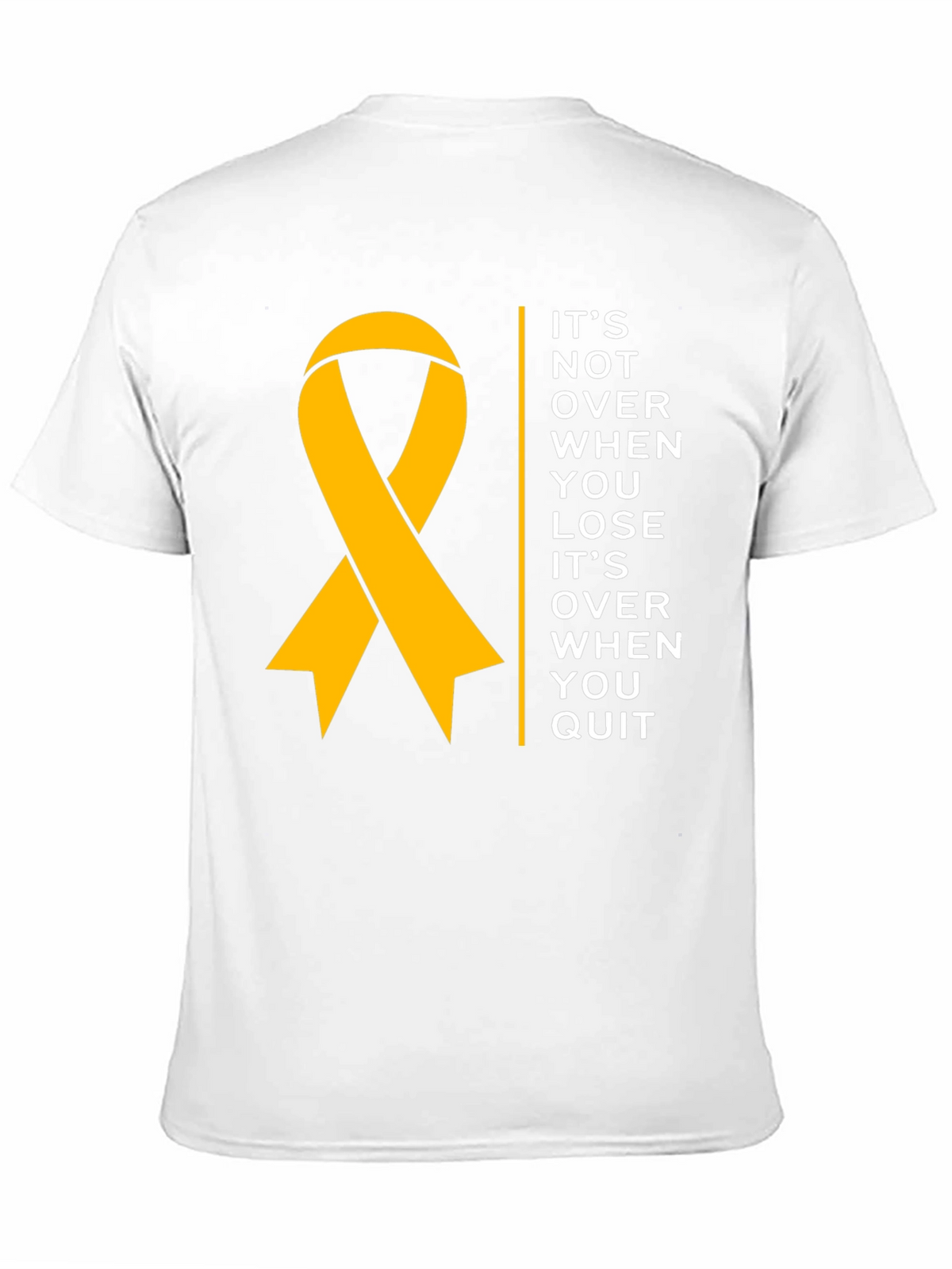 Inspirational Quote Ribbon Graphic Tee