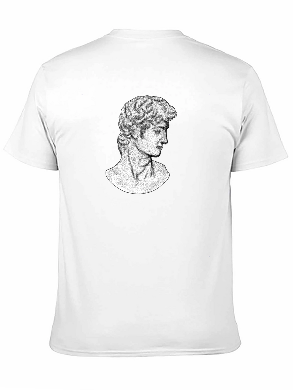 David Bust Graphic Tee - Black Casual T-Shirt