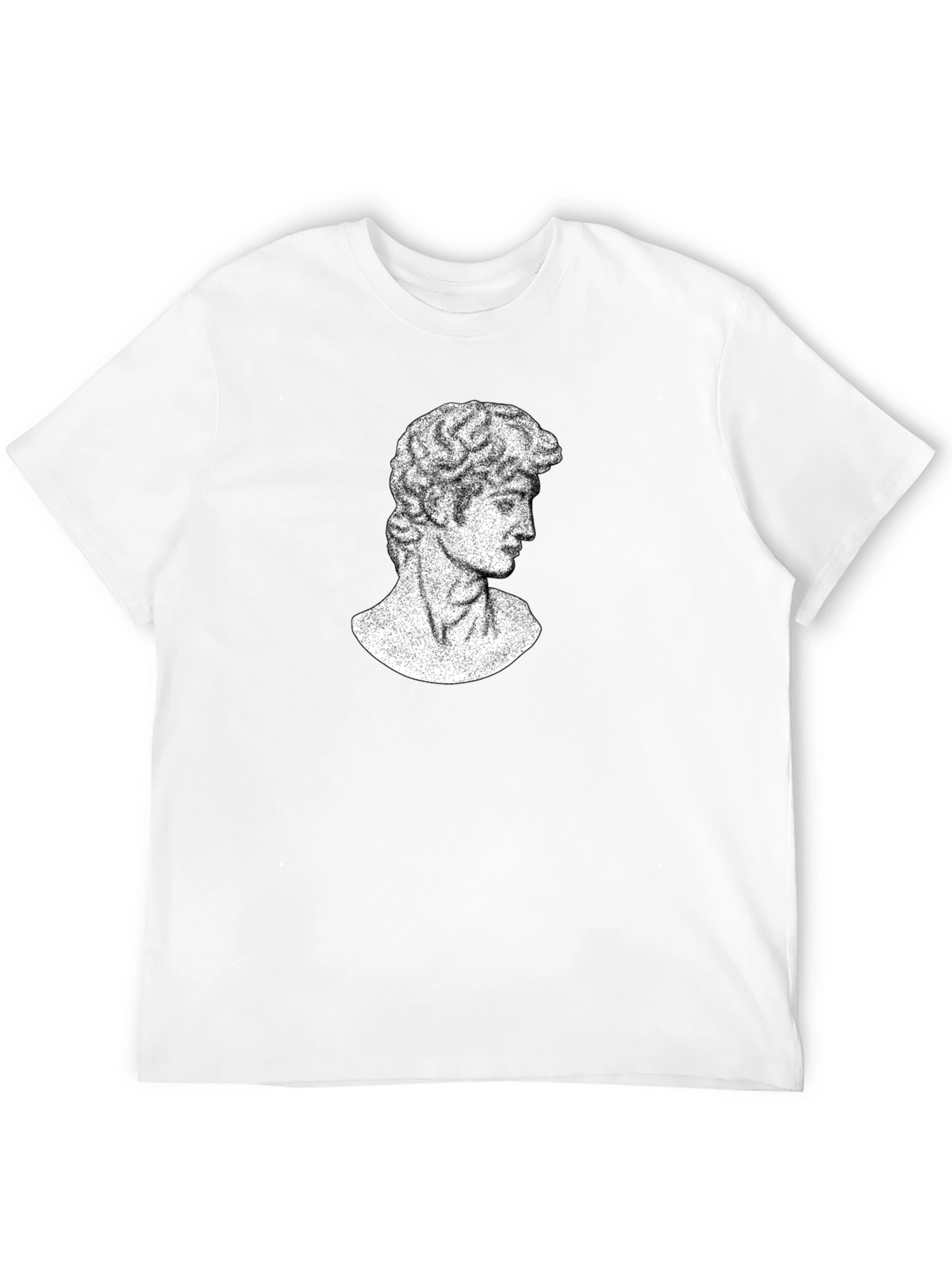 David Bust Graphic Tee - Black Casual T-Shirt