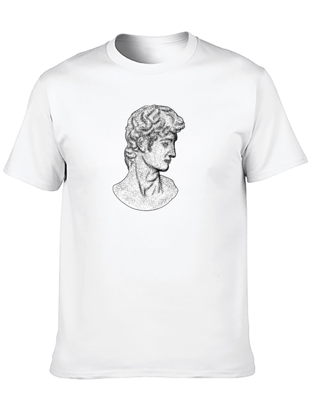 David Bust Graphic Tee - Black Casual T-Shirt