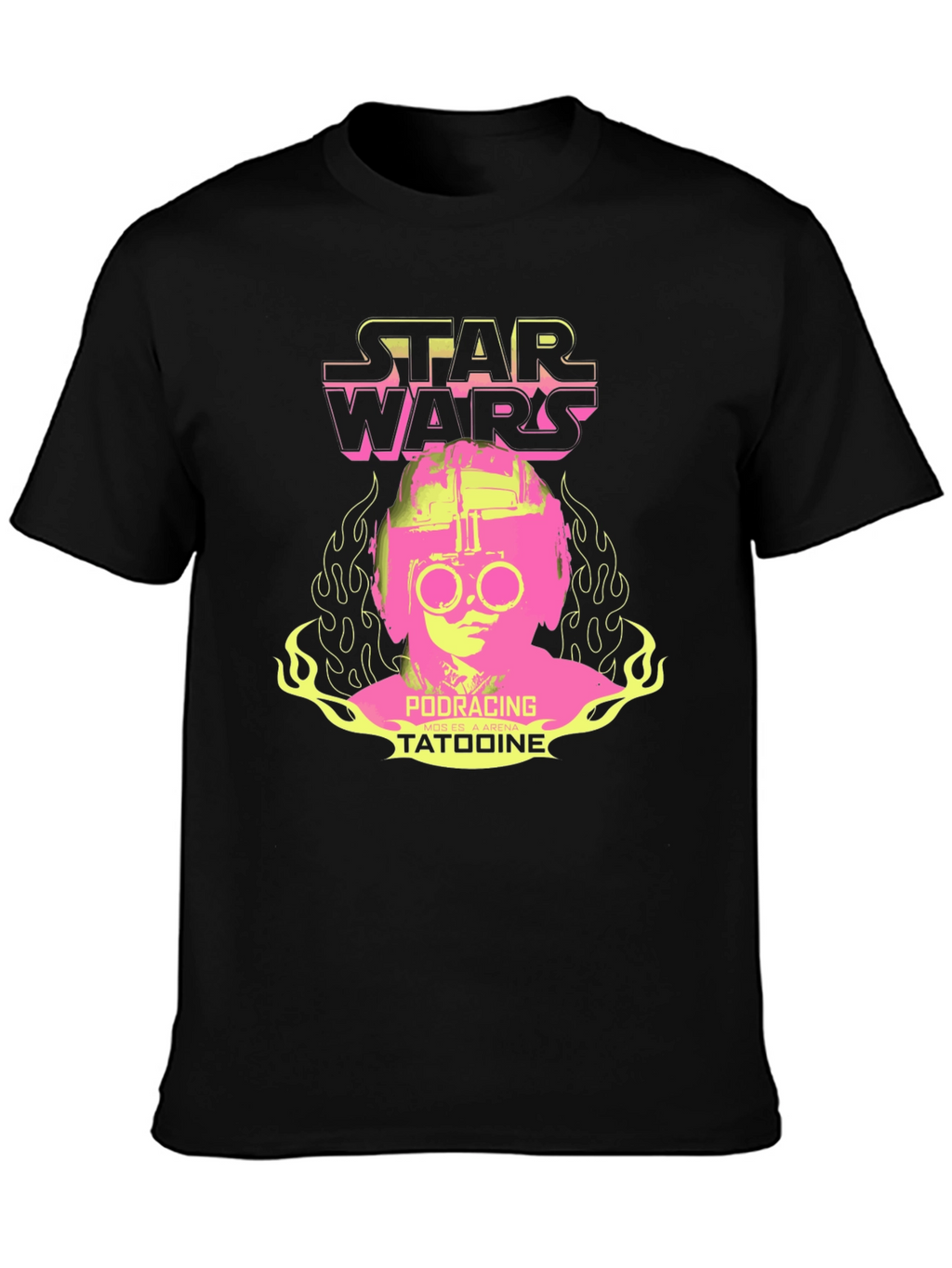Star Wars Podracing Tatooine Black T-Shirt