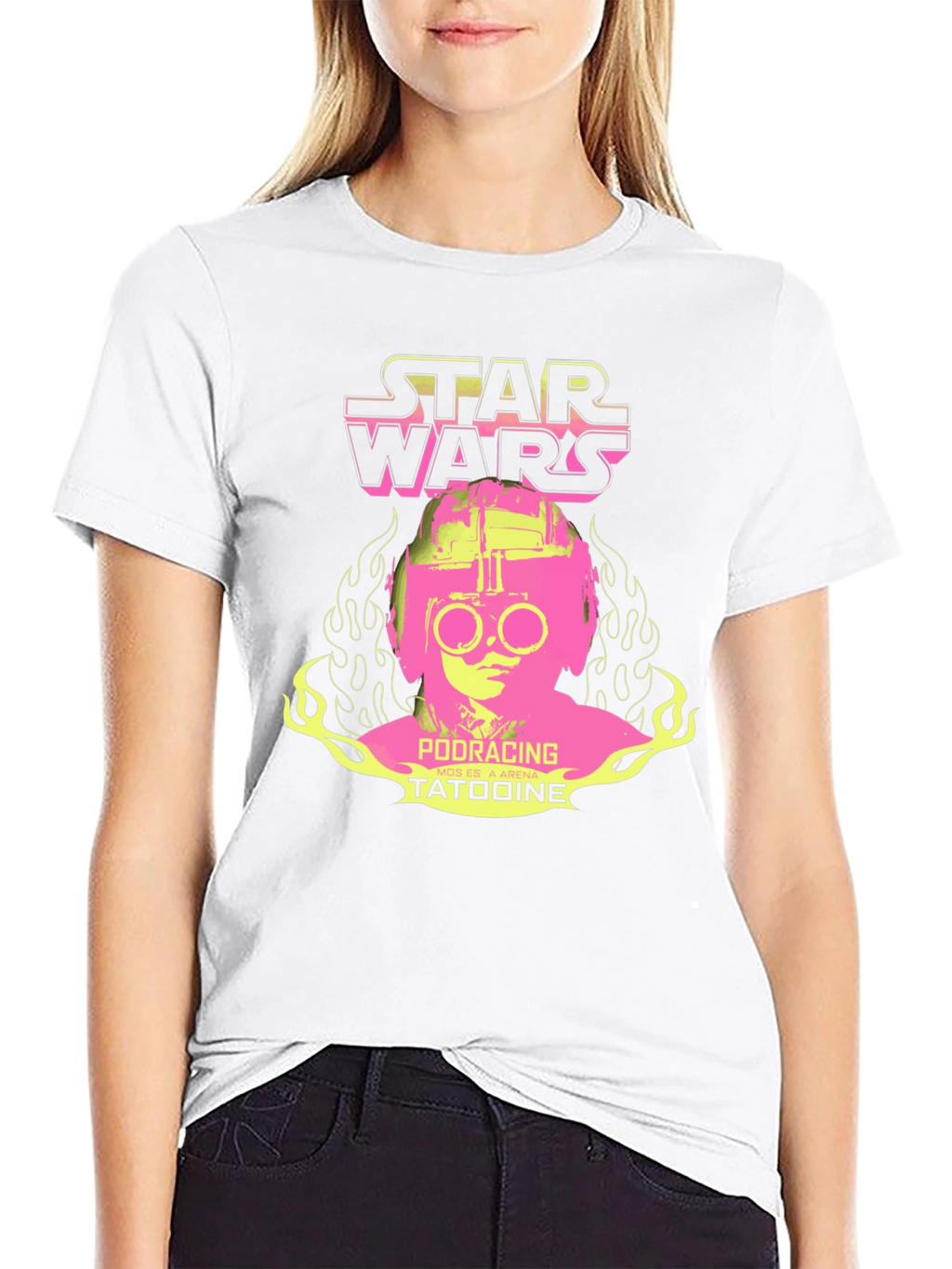 Star Wars Podracing Tatooine Black T-Shirt