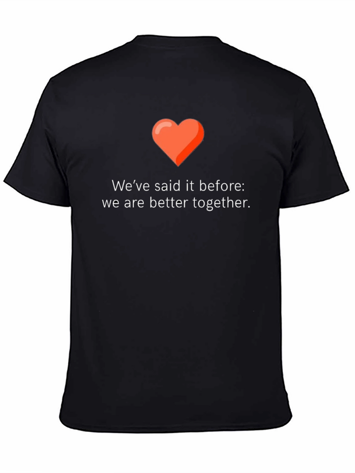Better Together Graphic Tee - Love & Unity Design