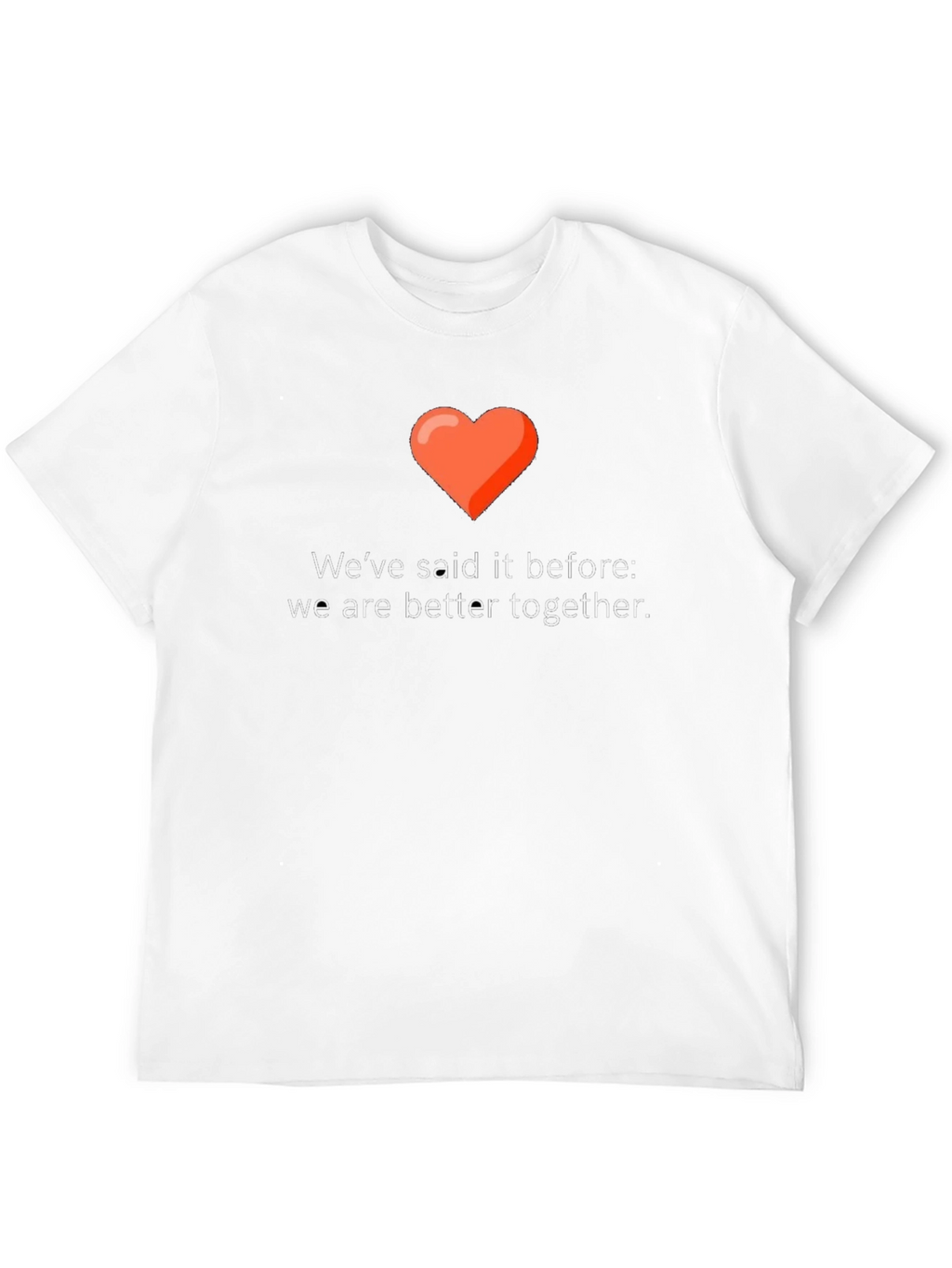 Better Together Graphic Tee - Love & Unity Design
