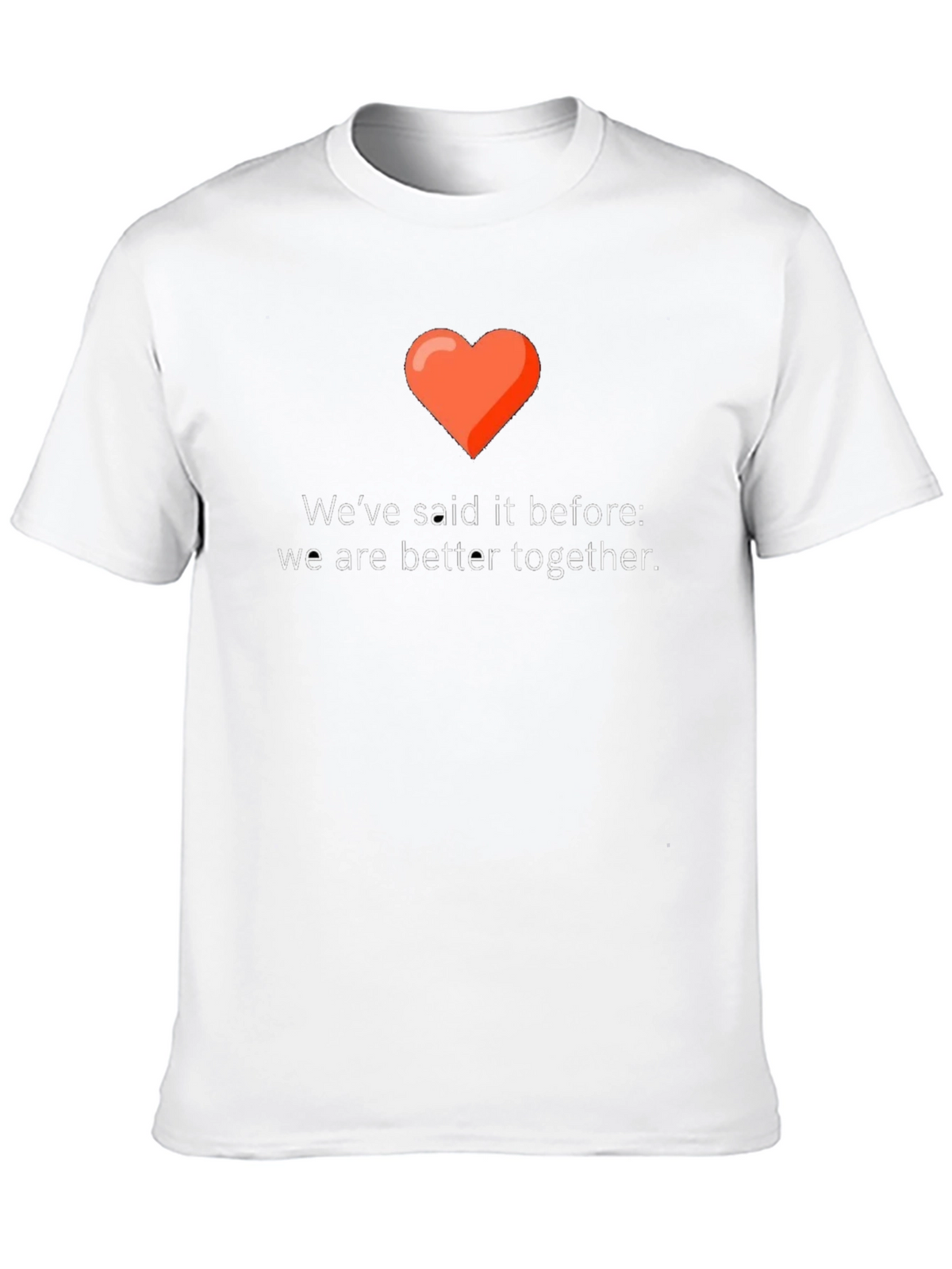 Better Together Graphic Tee - Love & Unity Design