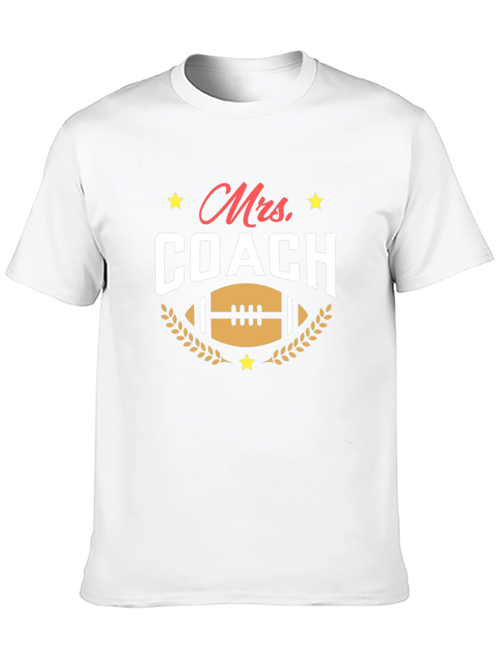 Mrs. Coach T-Shirt - Football Mom Tee