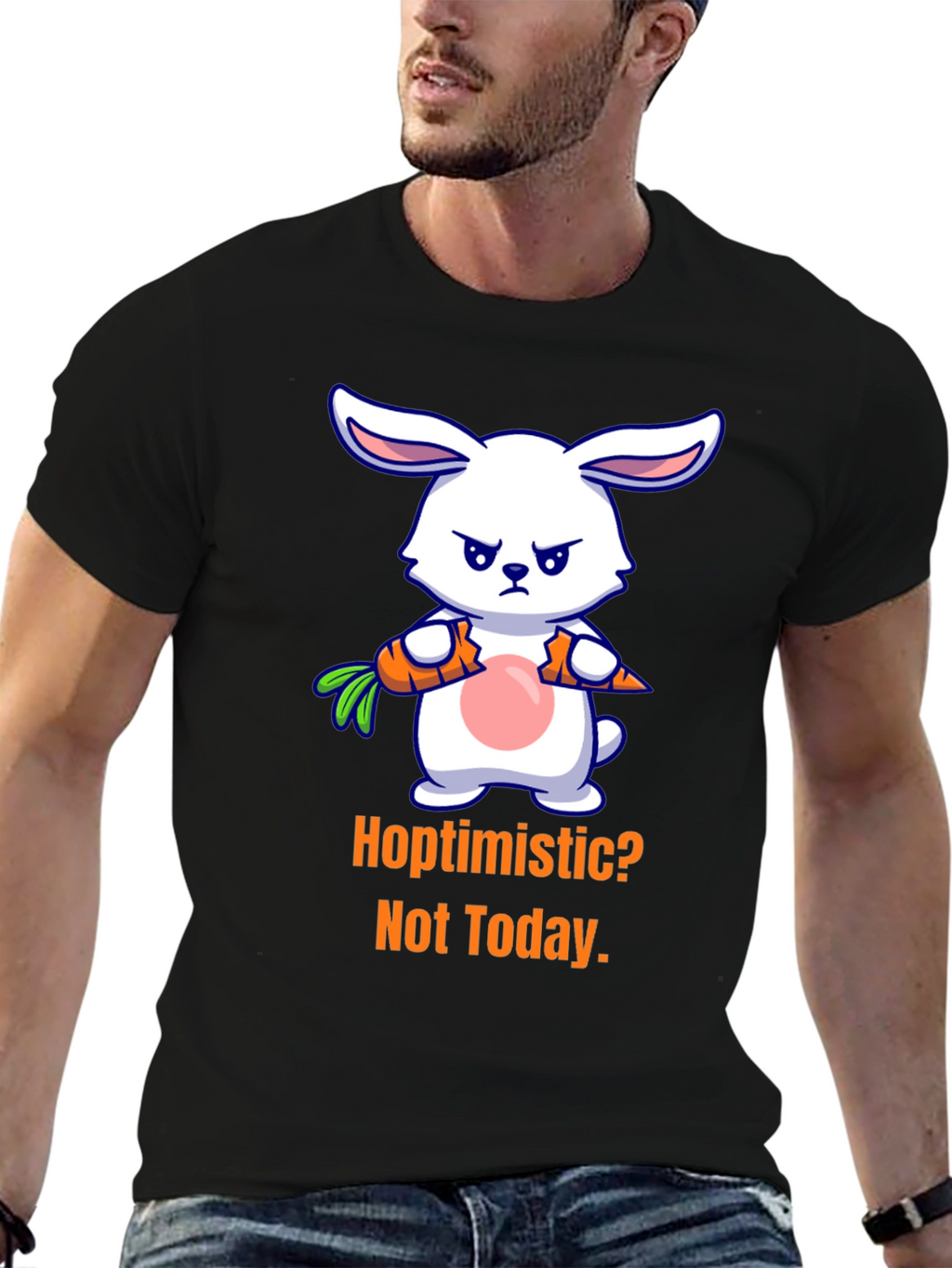 Hoptimistic? Not Today Graphic T-Shirt