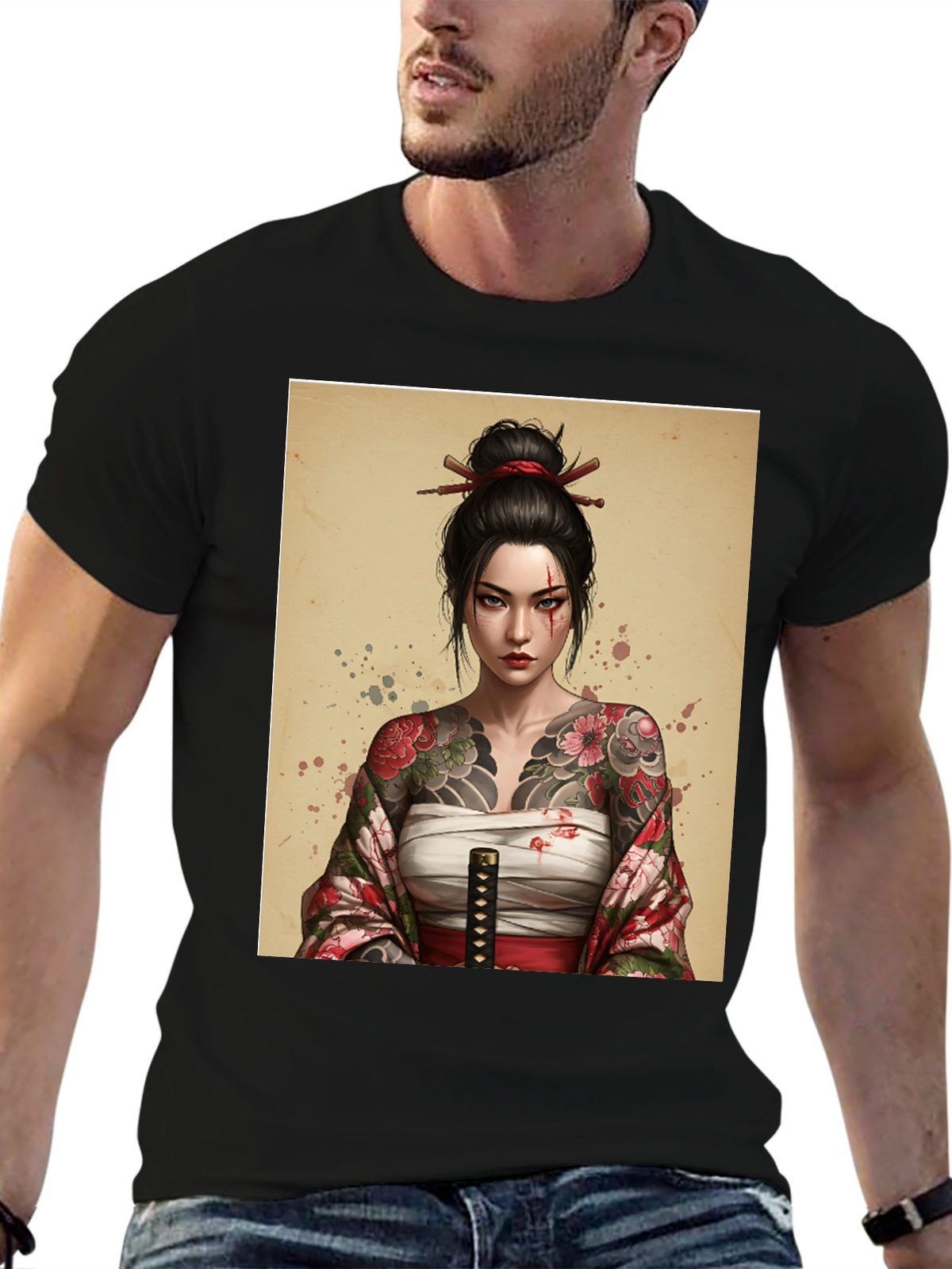 Samurai Woman Graphic Tee