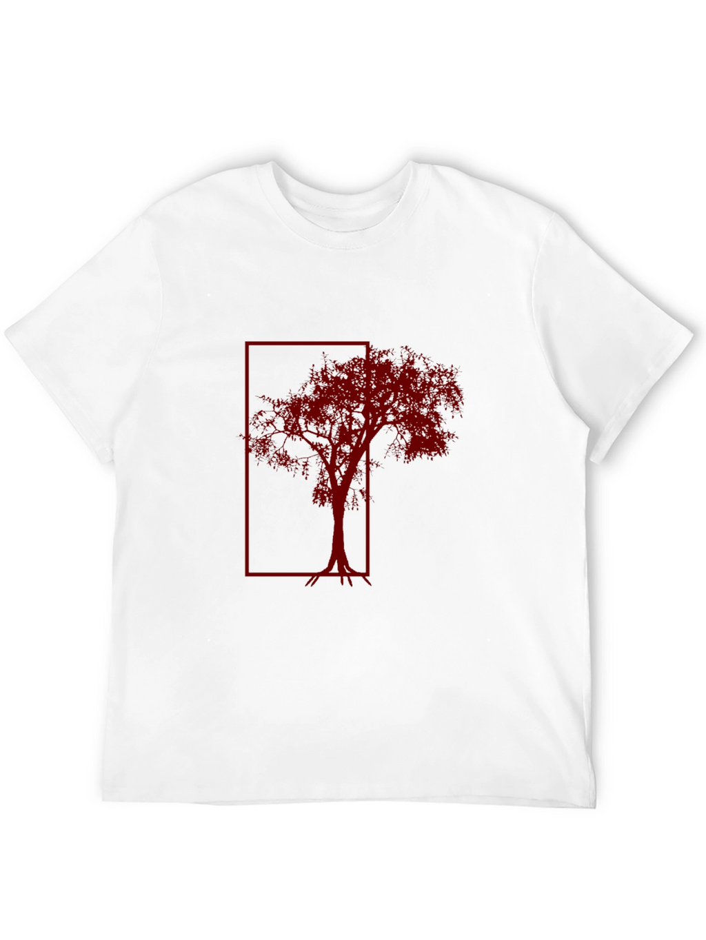 Red Tree Graphic Tee - Mens Black T-Shirt