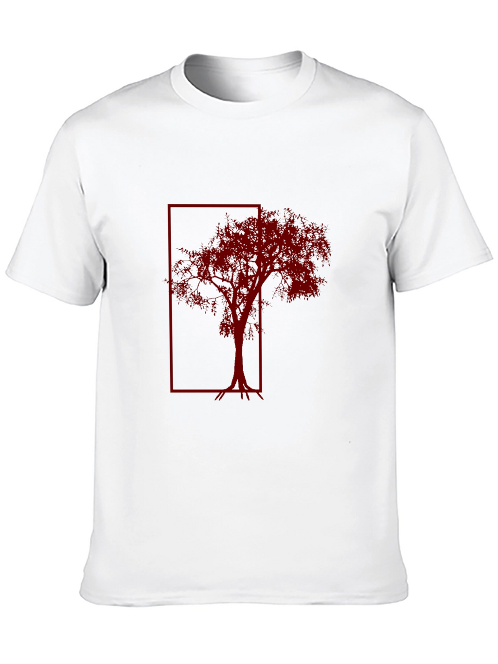 Red Tree Graphic Tee - Mens Black T-Shirt