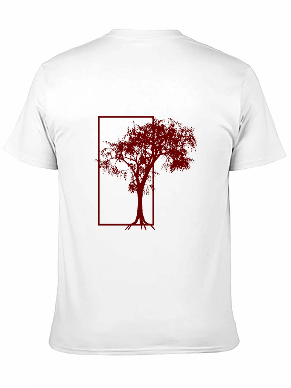 Red Tree Graphic Tee - Mens Black T-Shirt