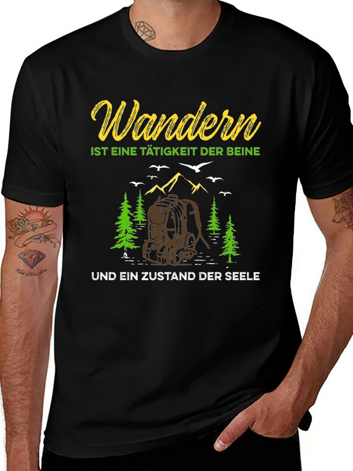 Wandern Hiking T-Shirt for Nature Lovers