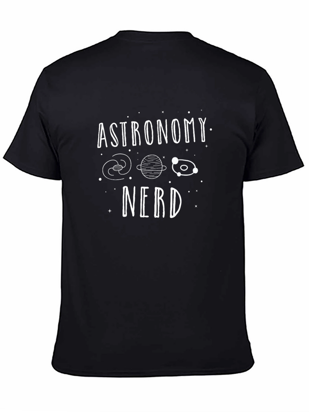 Astronomy Nerd Black T-Shirt