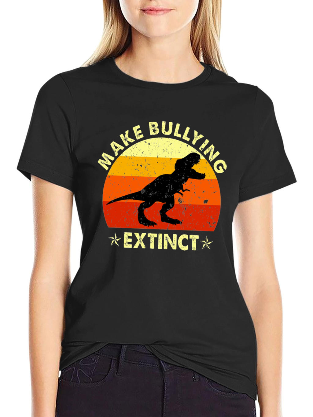 Make Bullying Extinct T-Rex Graphic Tee