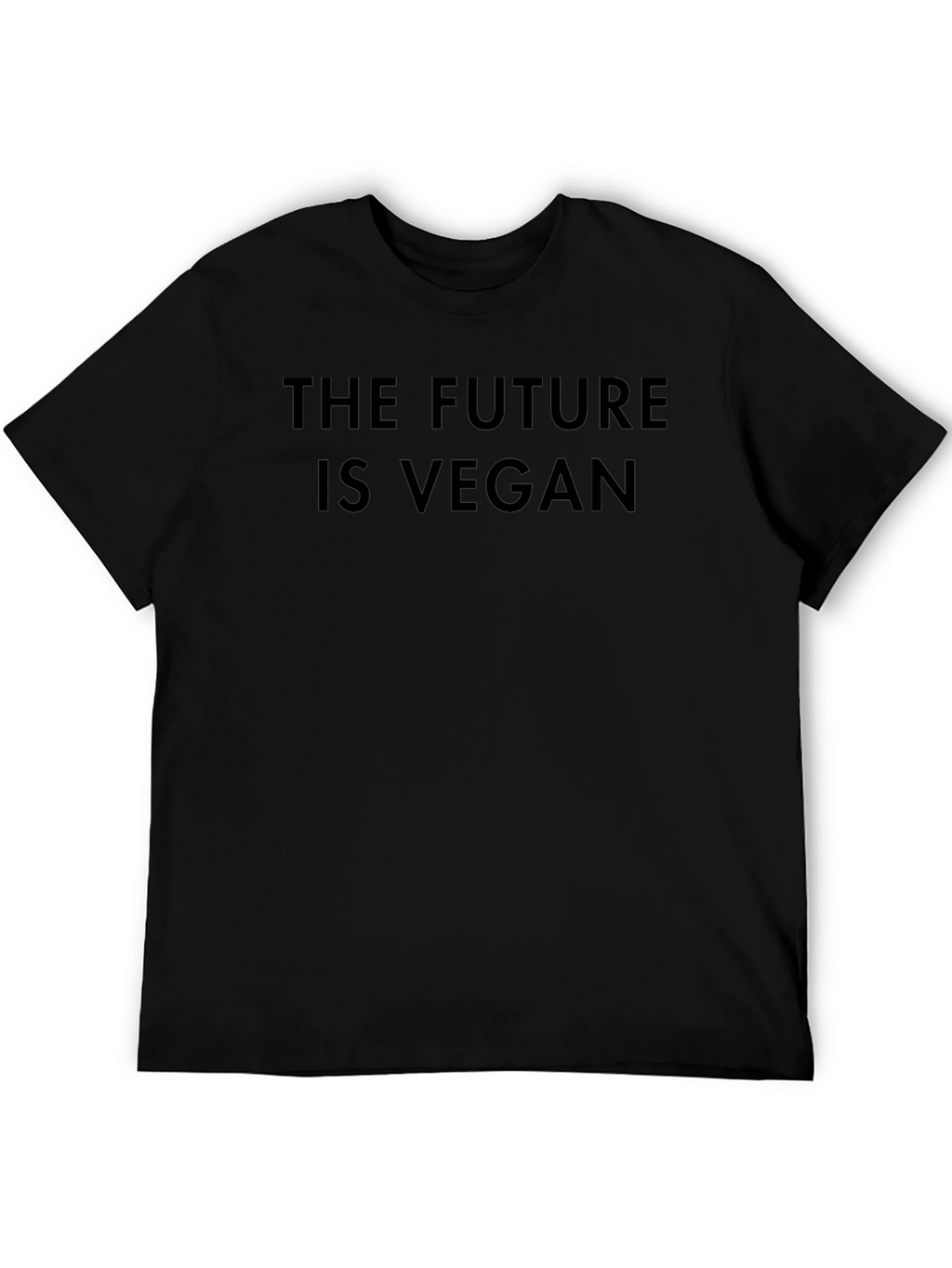 The Future Is Vegan T-Shirt - Black Vegan Tee