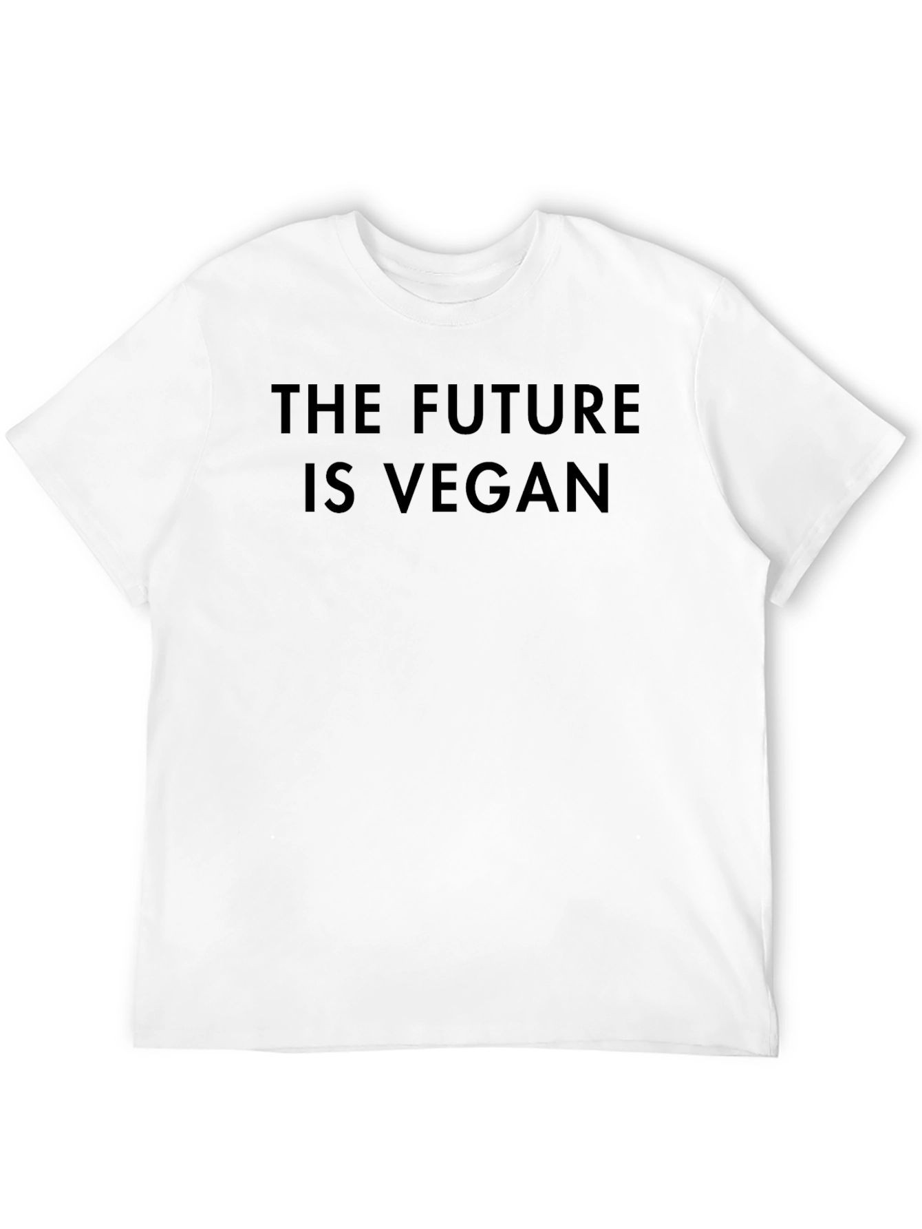 The Future Is Vegan T-Shirt - Black Vegan Tee